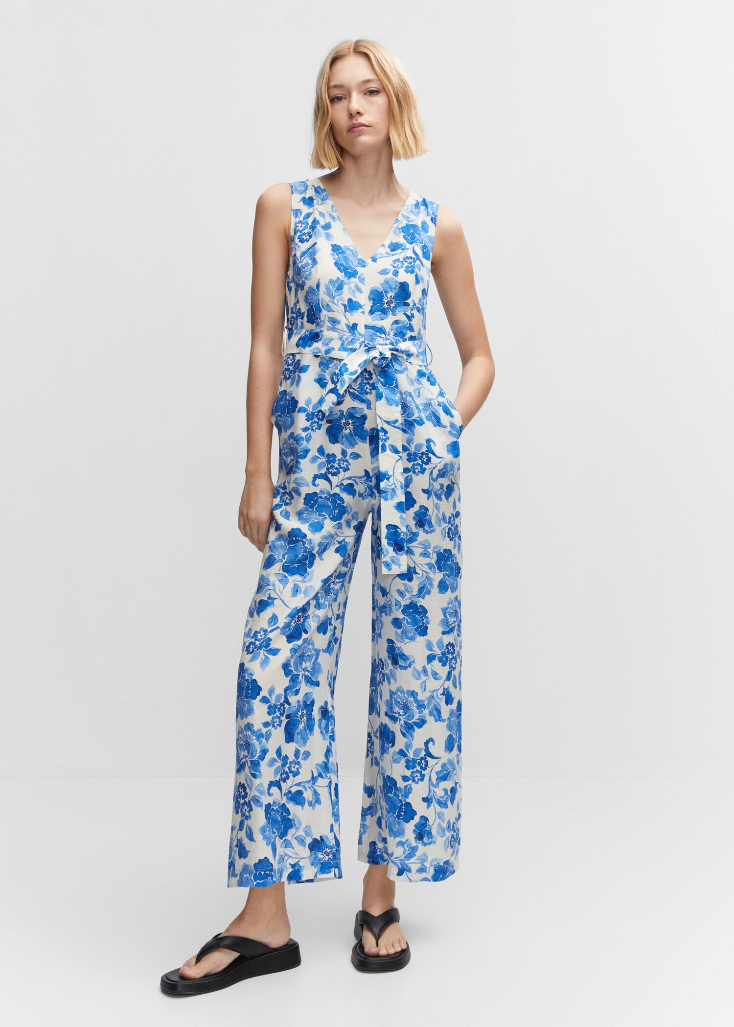 Bow long jumpsuit - General plane