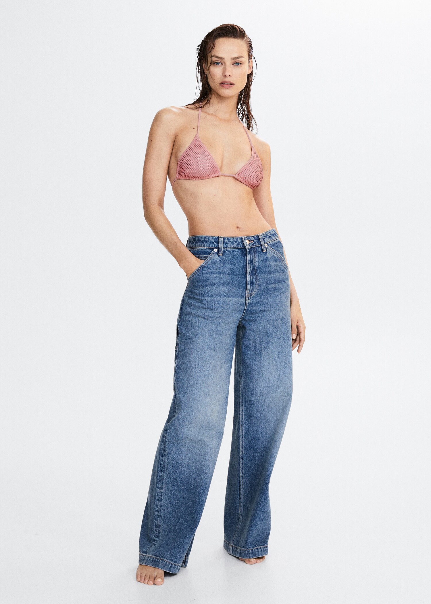 Rhinestone bikini top - General plane