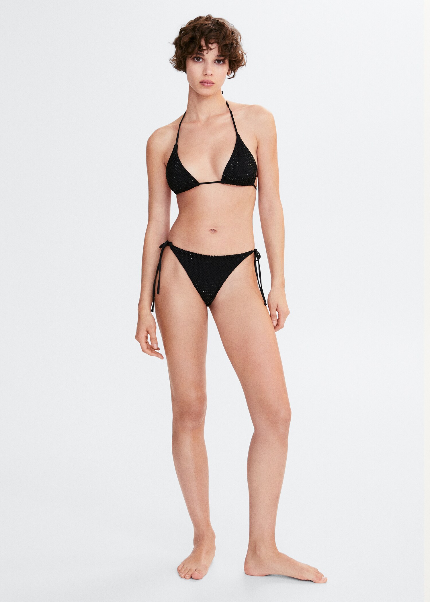 Rhinestone bikini top - General plane