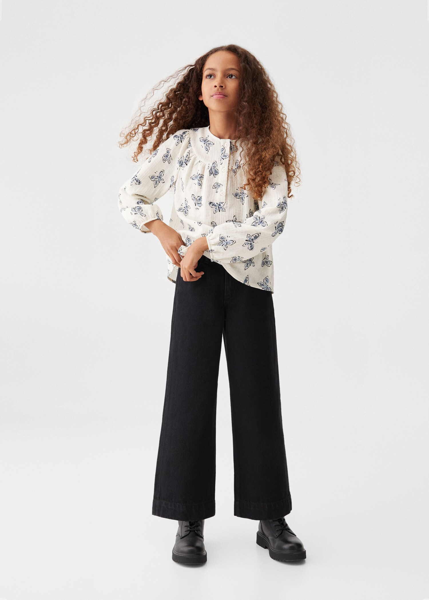 Jupe-culotte jean - Plan général