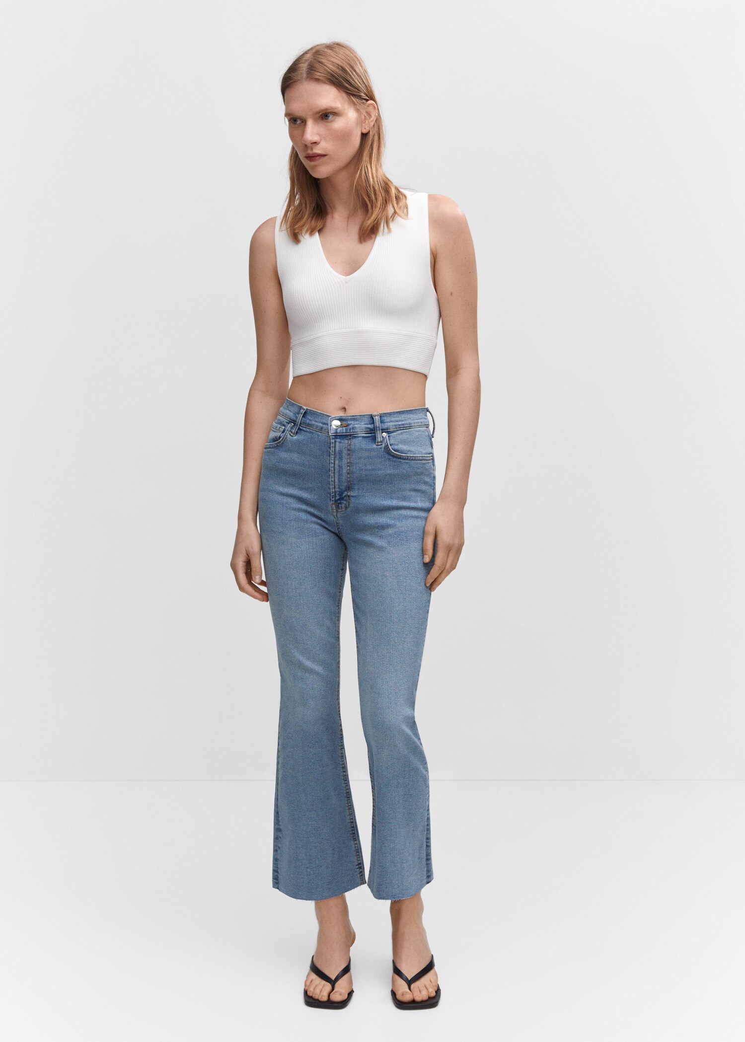 Jean flare crop - Plan général