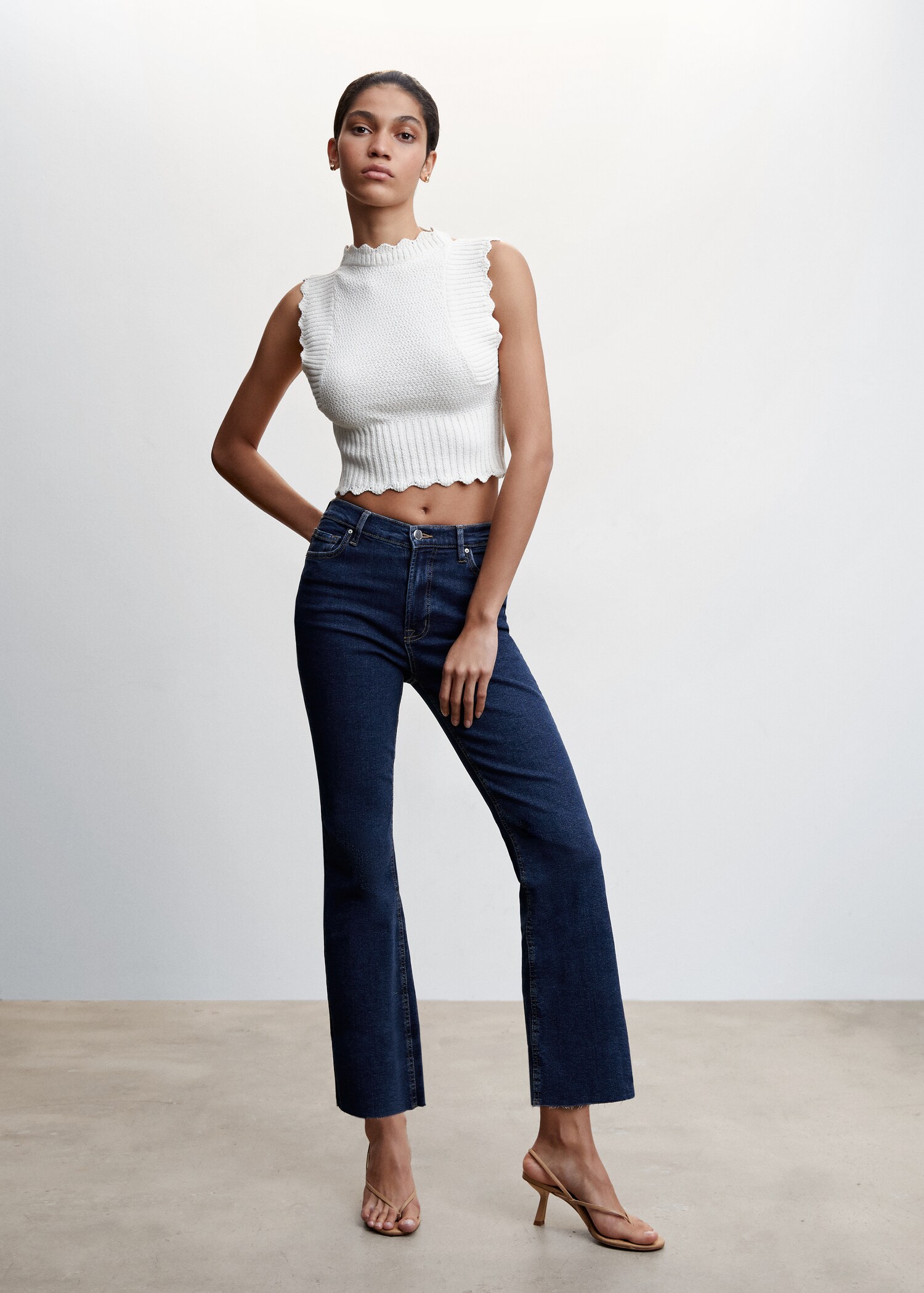Jean flare crop - Plan général