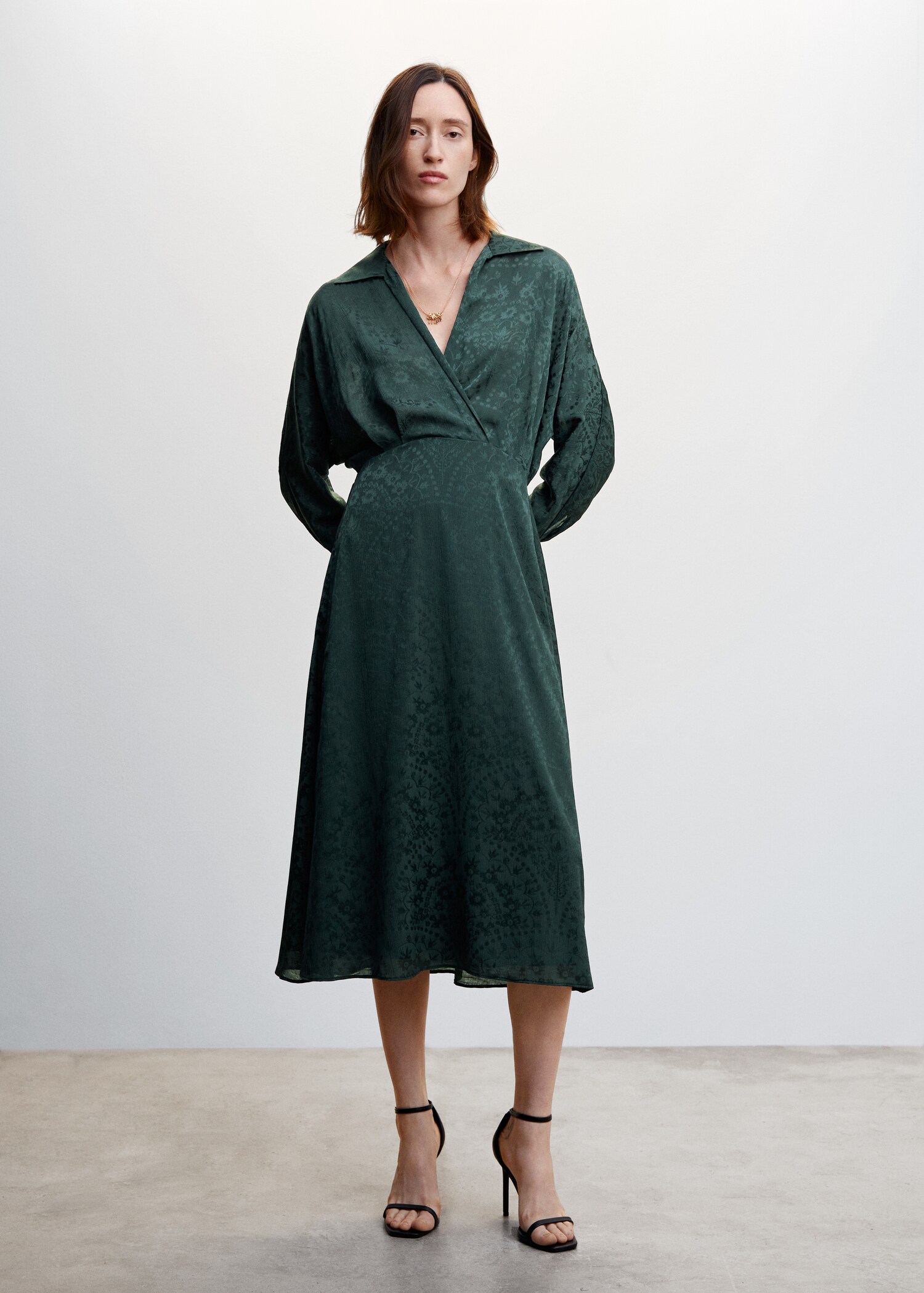 Vestido jacquard - Plano general