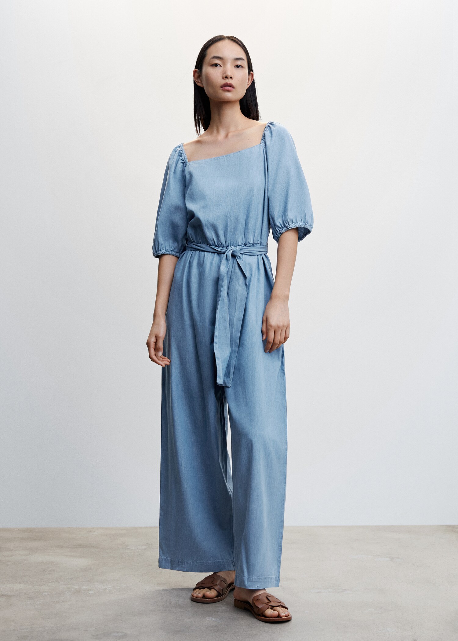 Tencel cotton jumpsuit - General plane