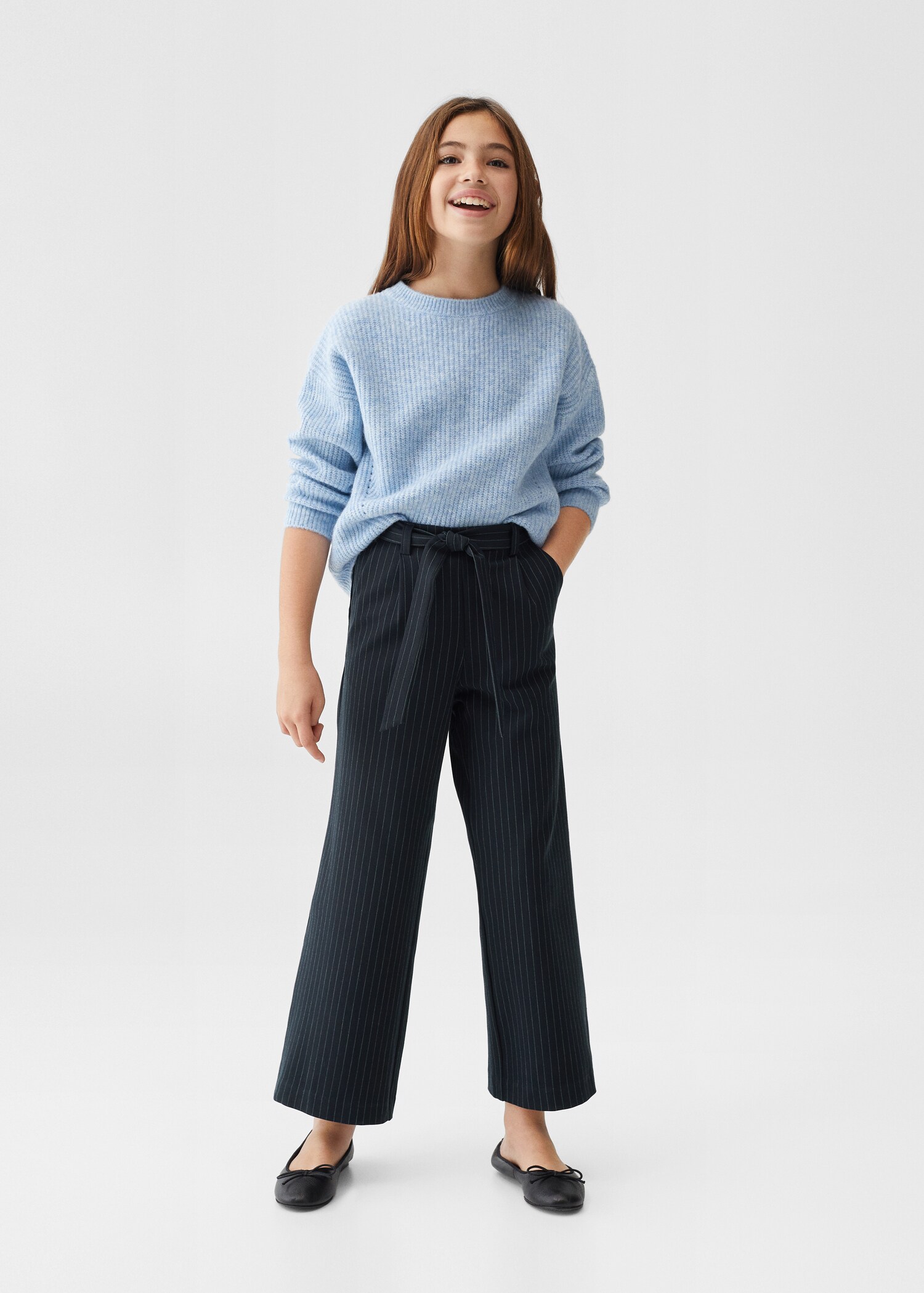 Belt culottes trousers - General plane