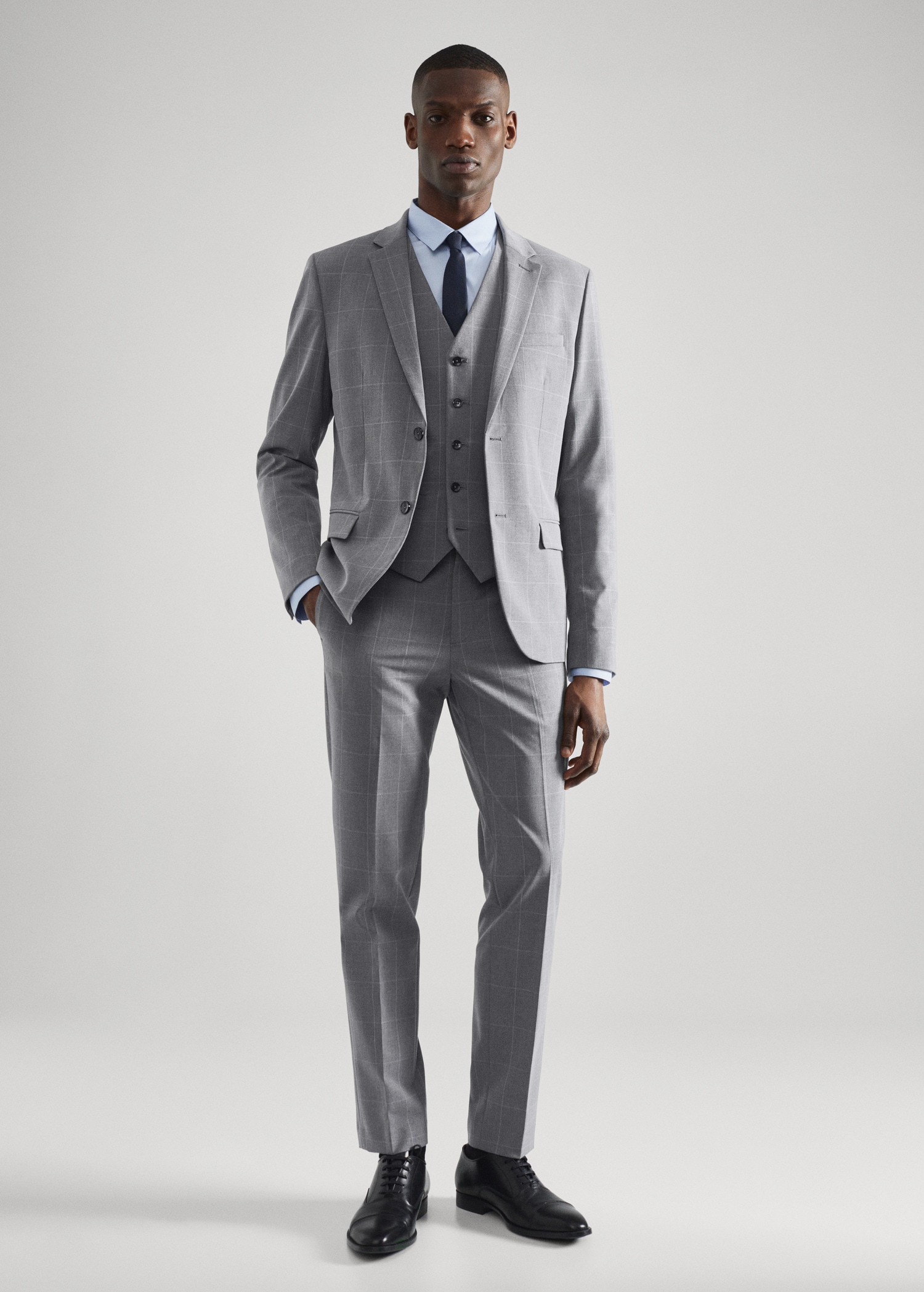 Chaleco traje super slim fit Hombre MNG Ecuador - Main Image