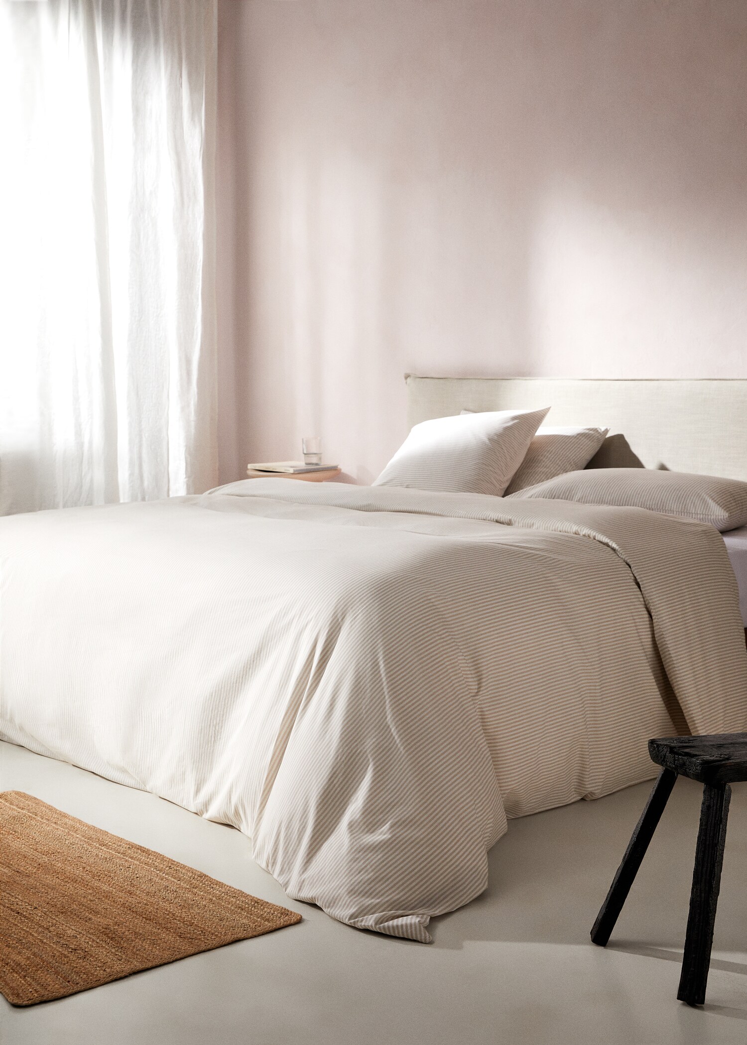 Funda nórdica estampado rayas Cama 135cm - Plano general