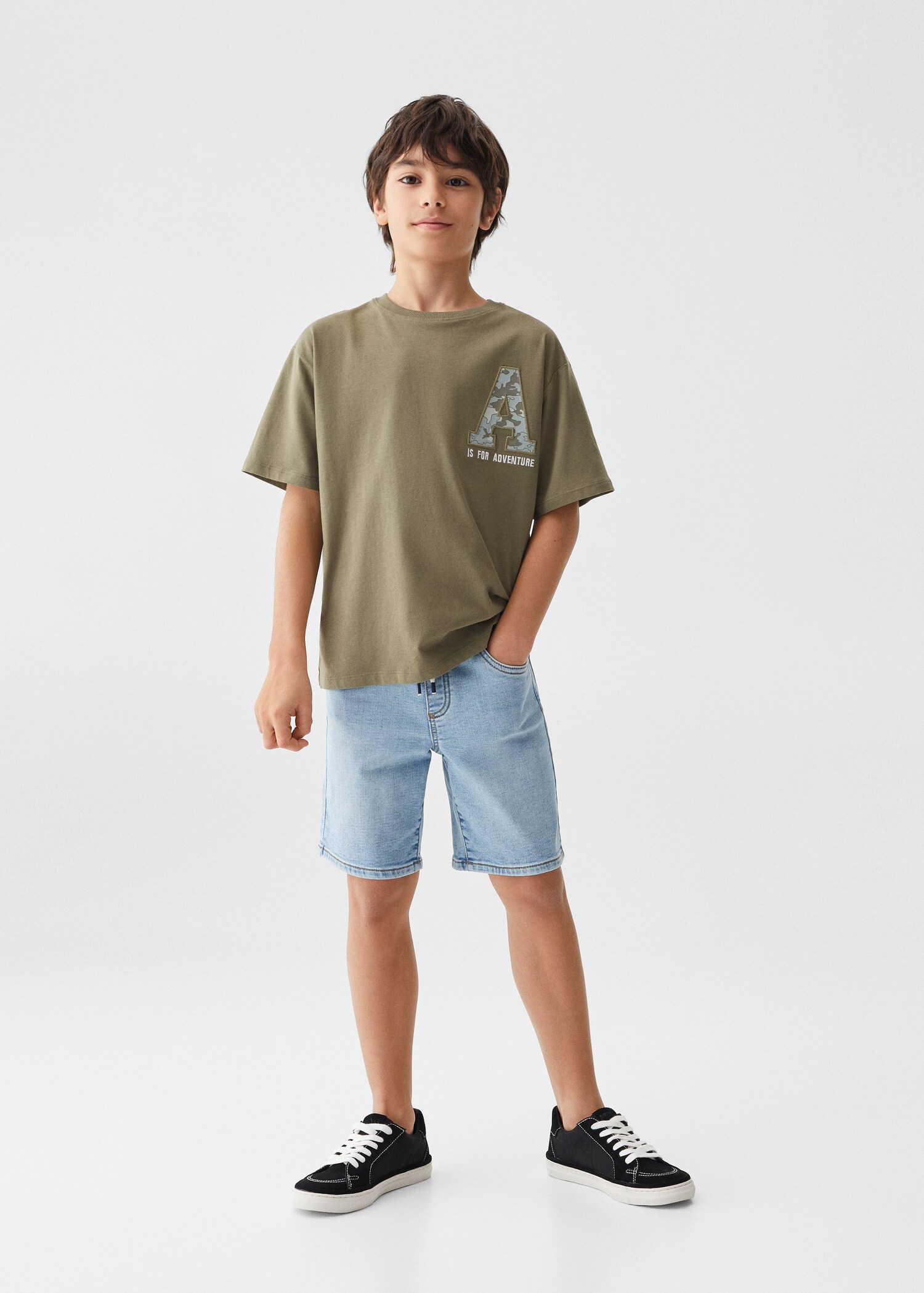 T-shirt coton imprimé - Plan général