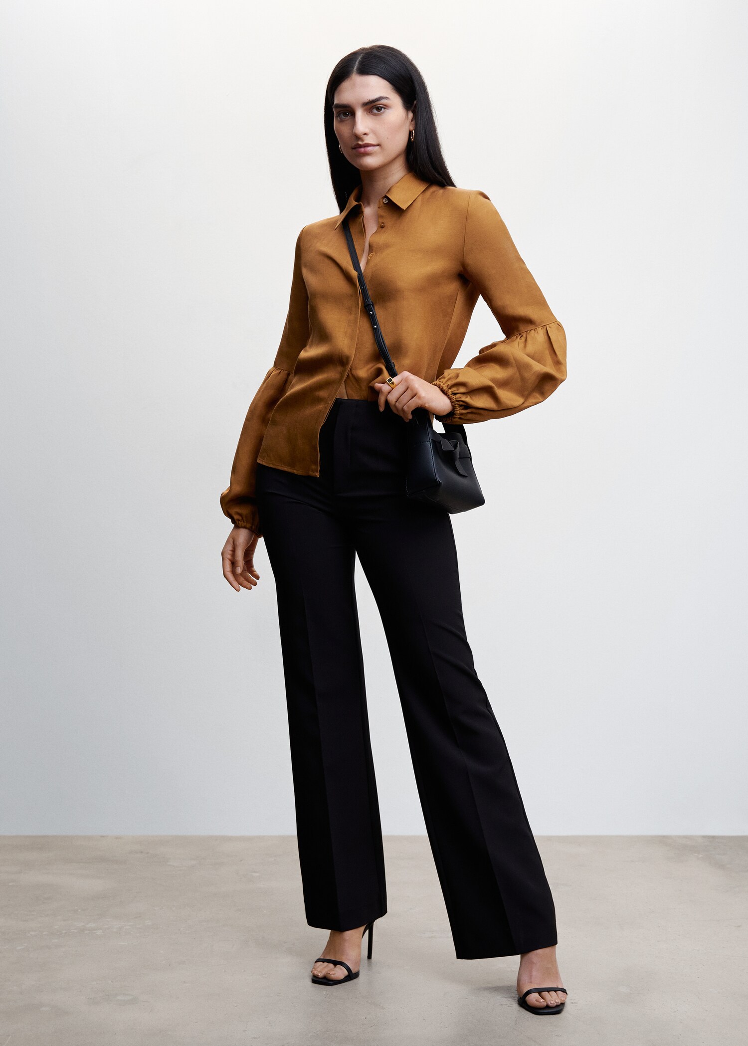 Blouse manches bouffantes - Plan général