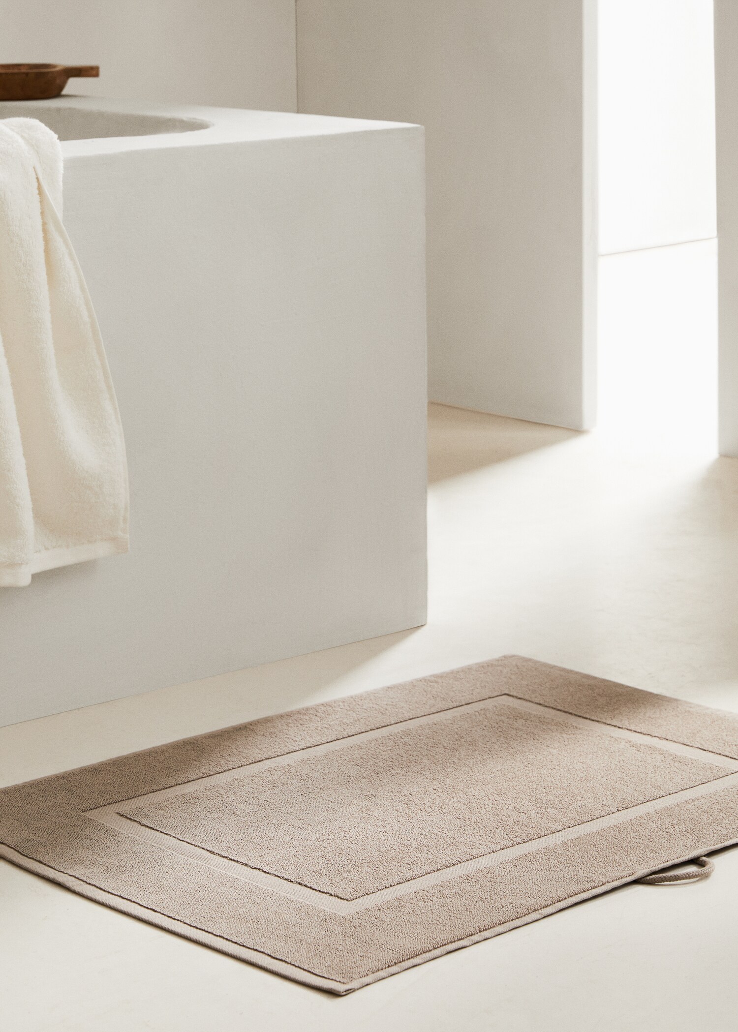 Tapis de bain 100 % coton - Plan général