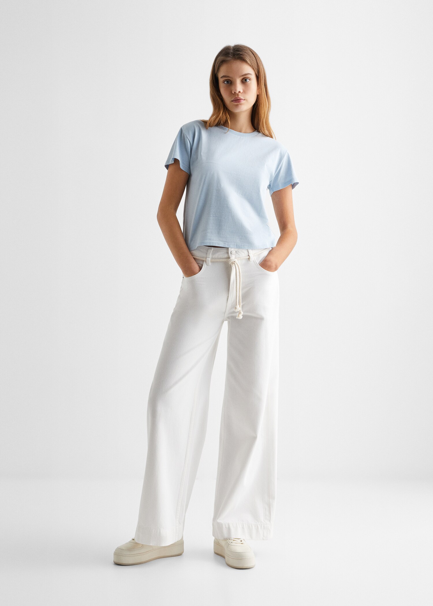 Striped cotton T-shirt - General plane
