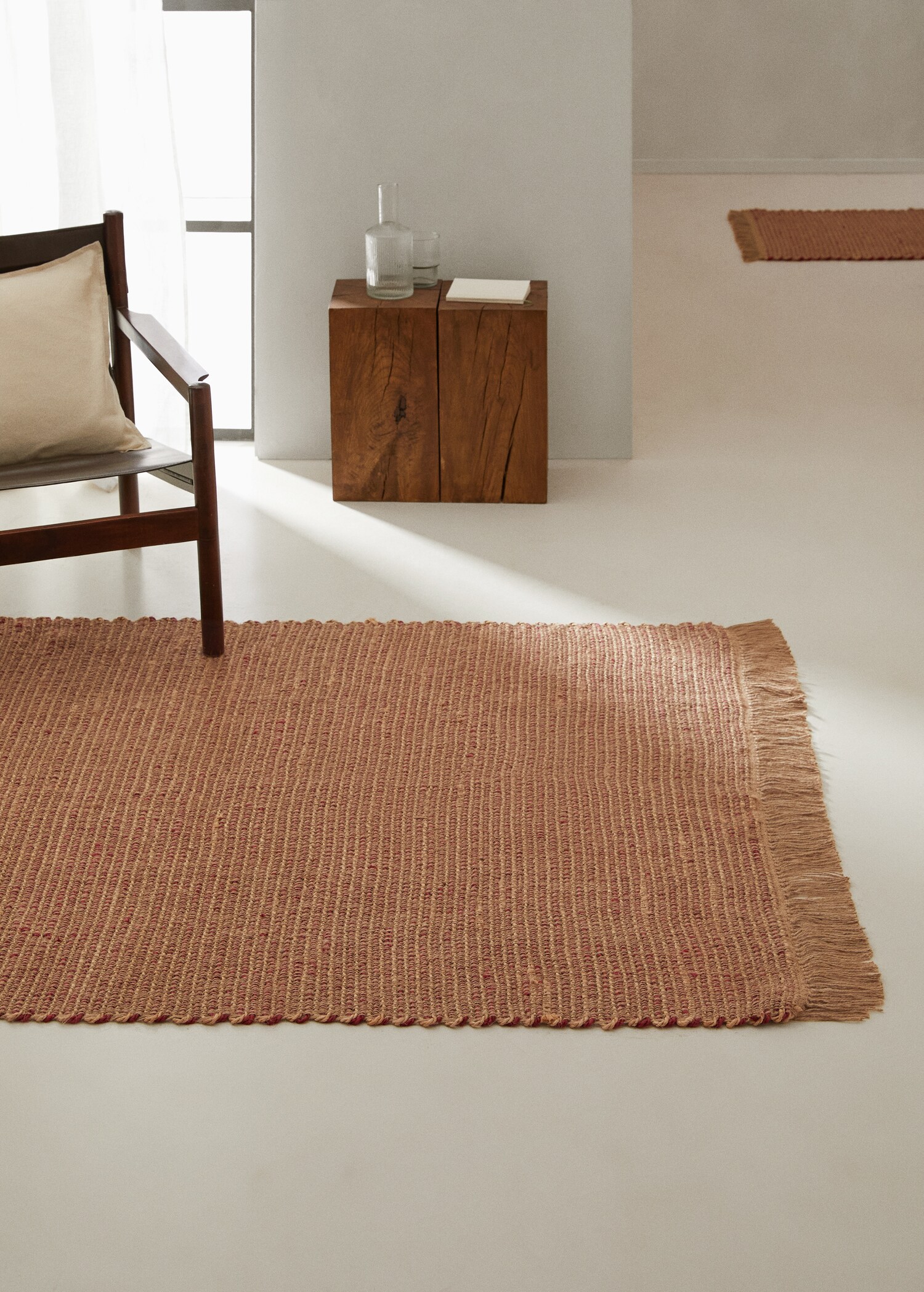 Dywan z 100% juty 150 x 200 cm - Plan ogólny