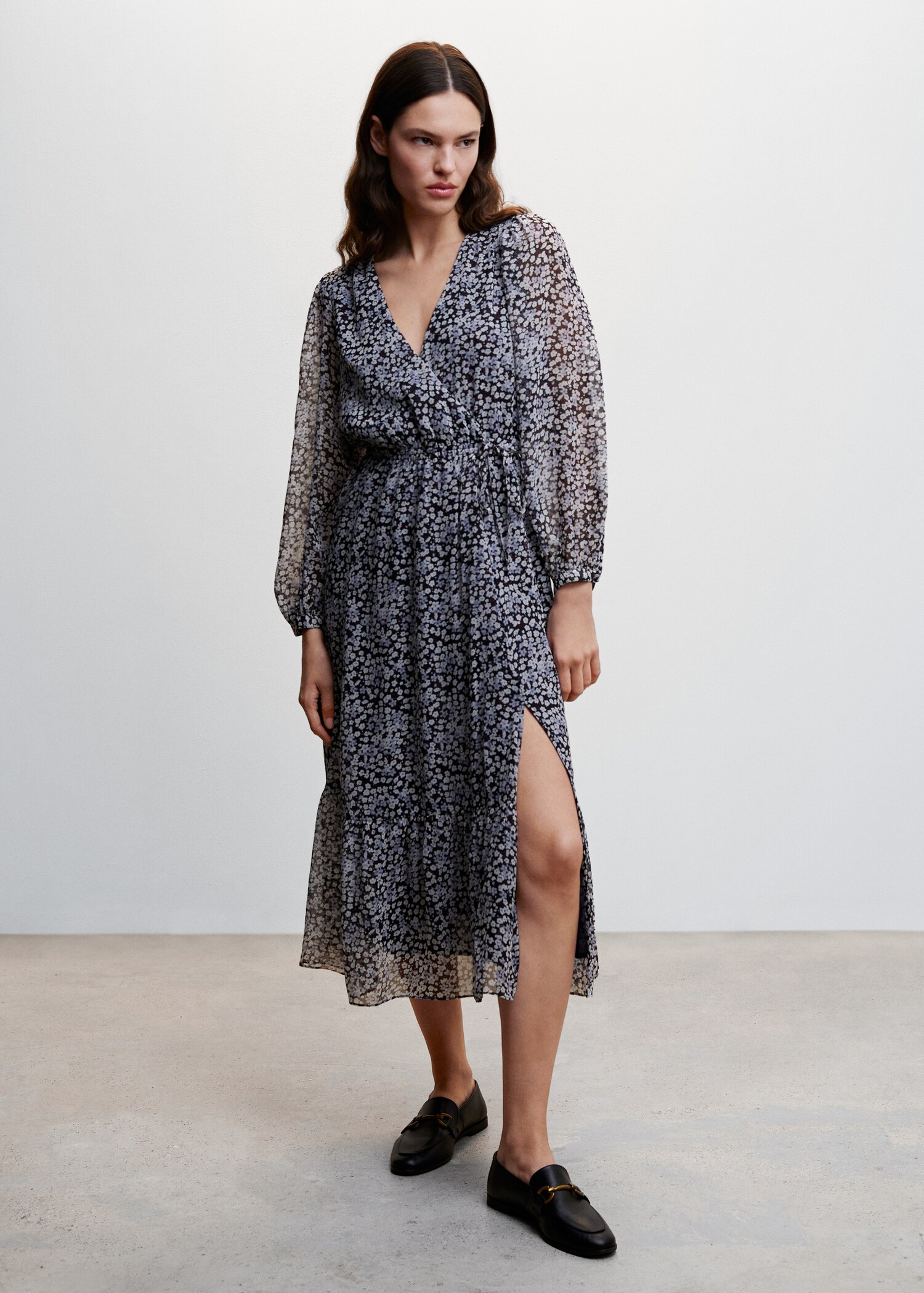 Kleid mit Blumenmuster - Allgemeine Ansicht