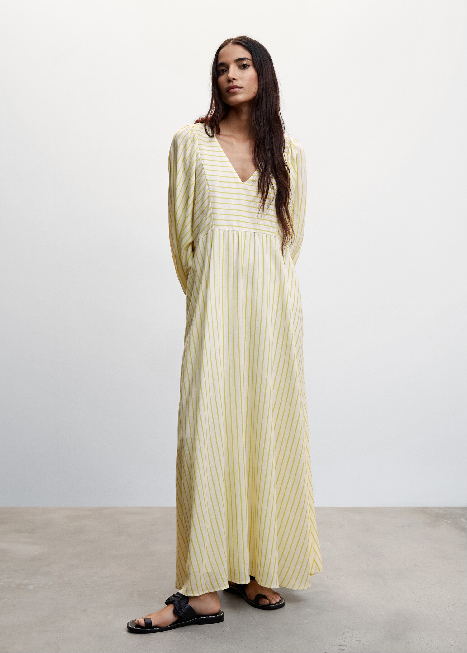 Robe manches bouffantes - Plan général