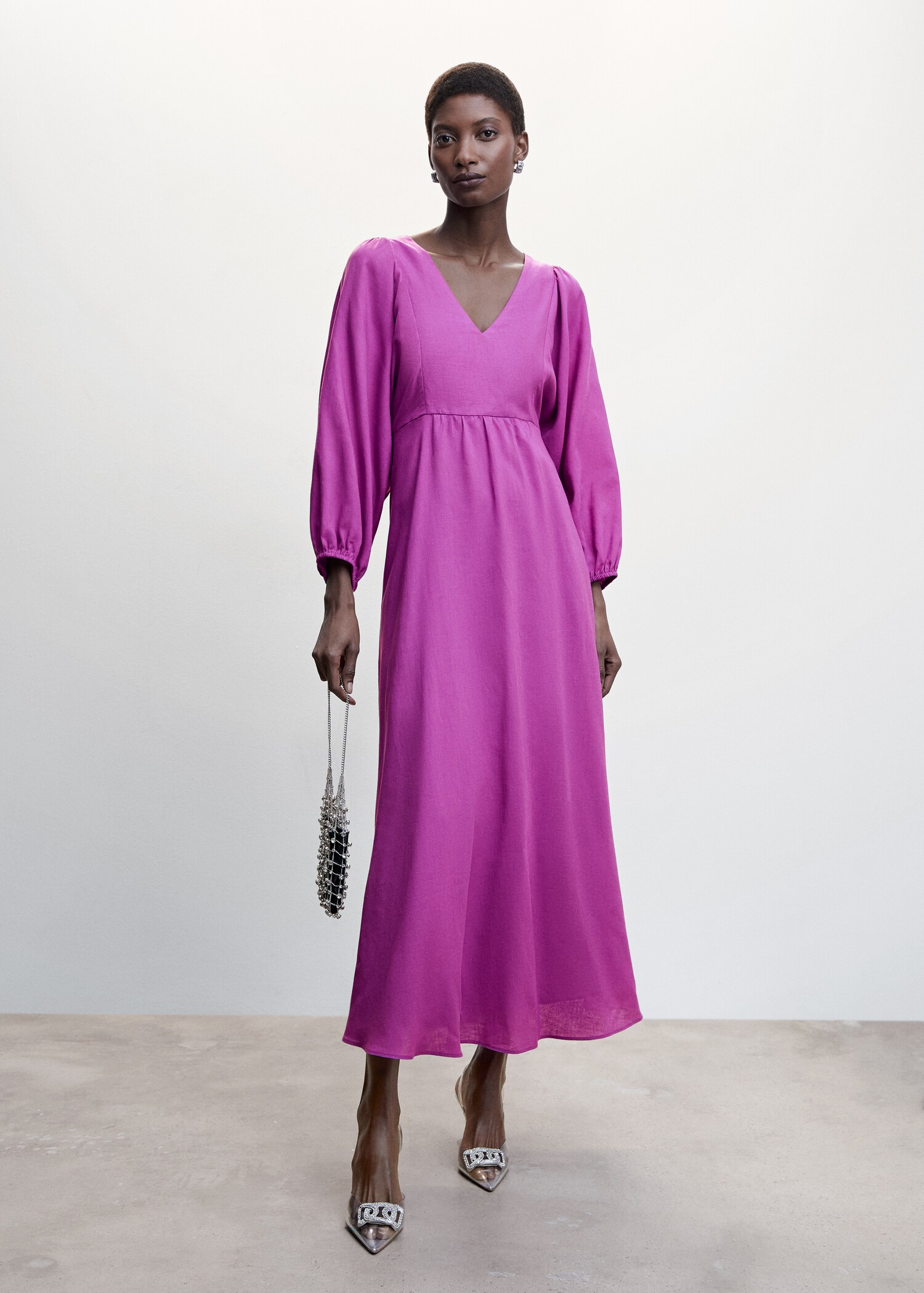 Robe manches bouffantes - Plan général