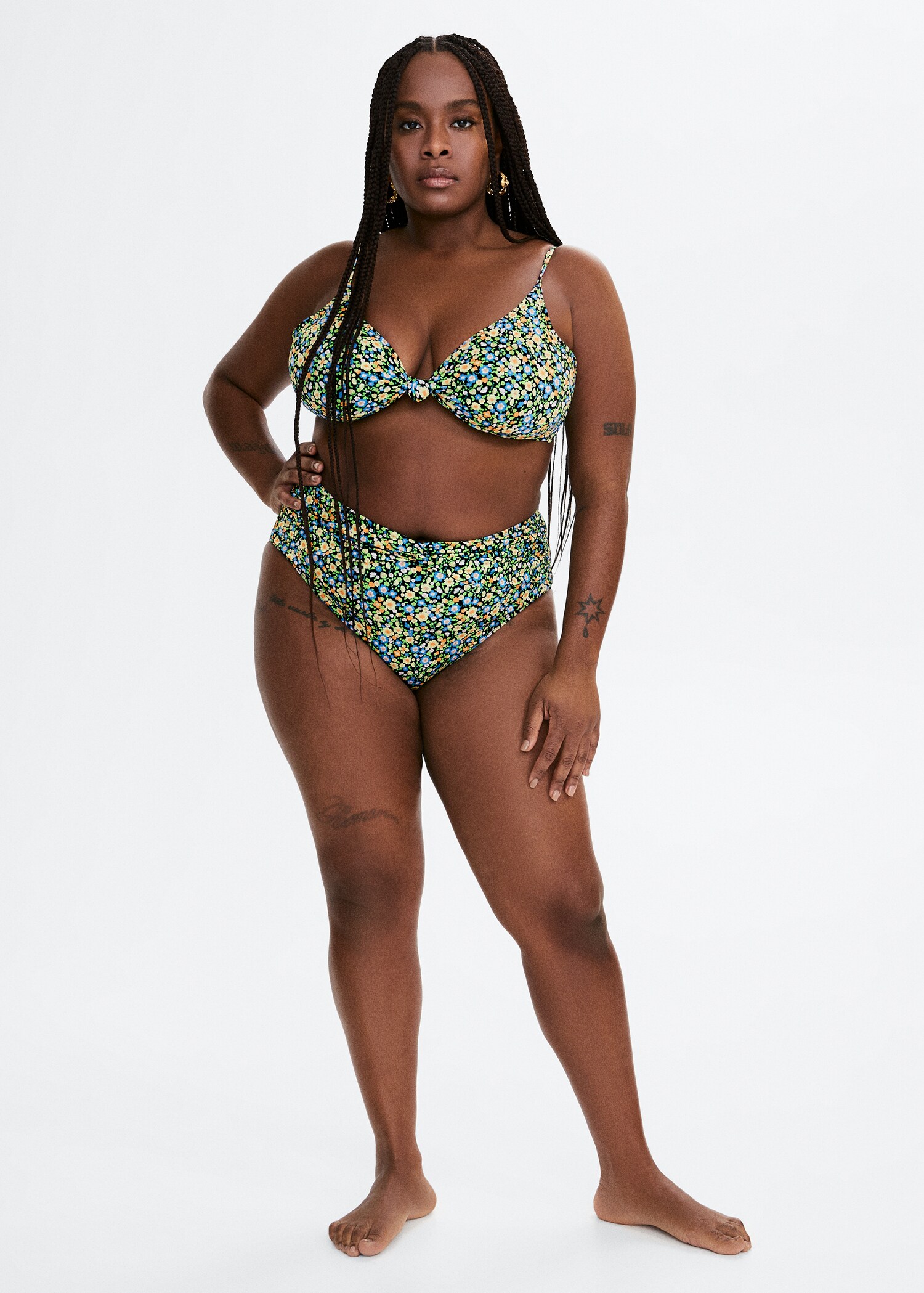 Bikini-Top mit Knotendetail - Allgemeine Ansicht