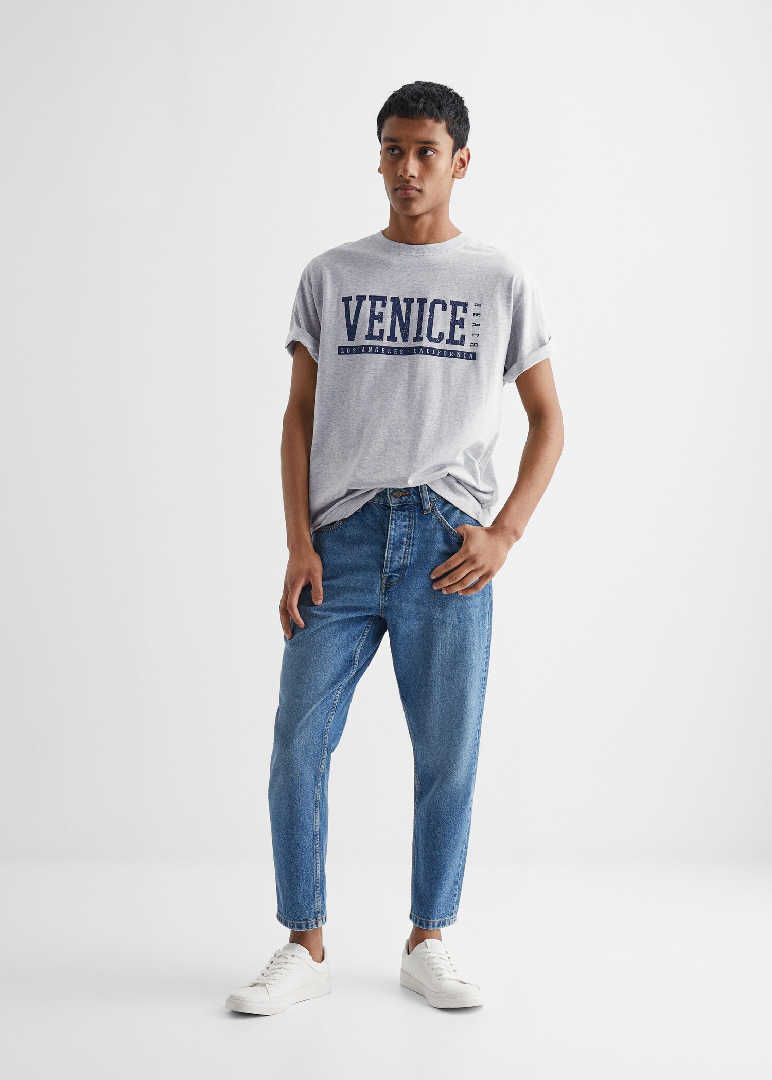 Tricou din bumbac cu mânecă scurtă - Plan general