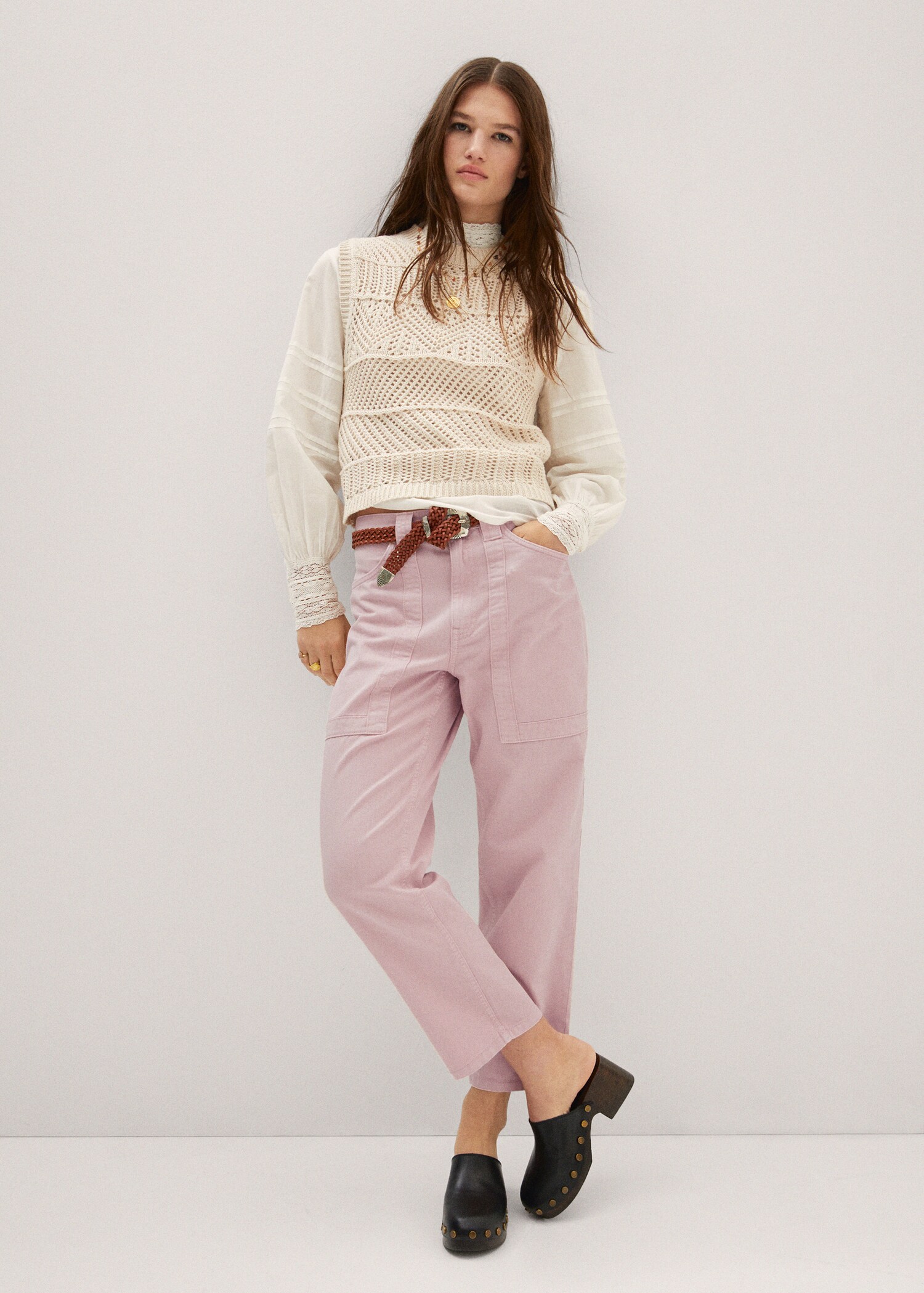 Jean slouchy taille haute - Plan général