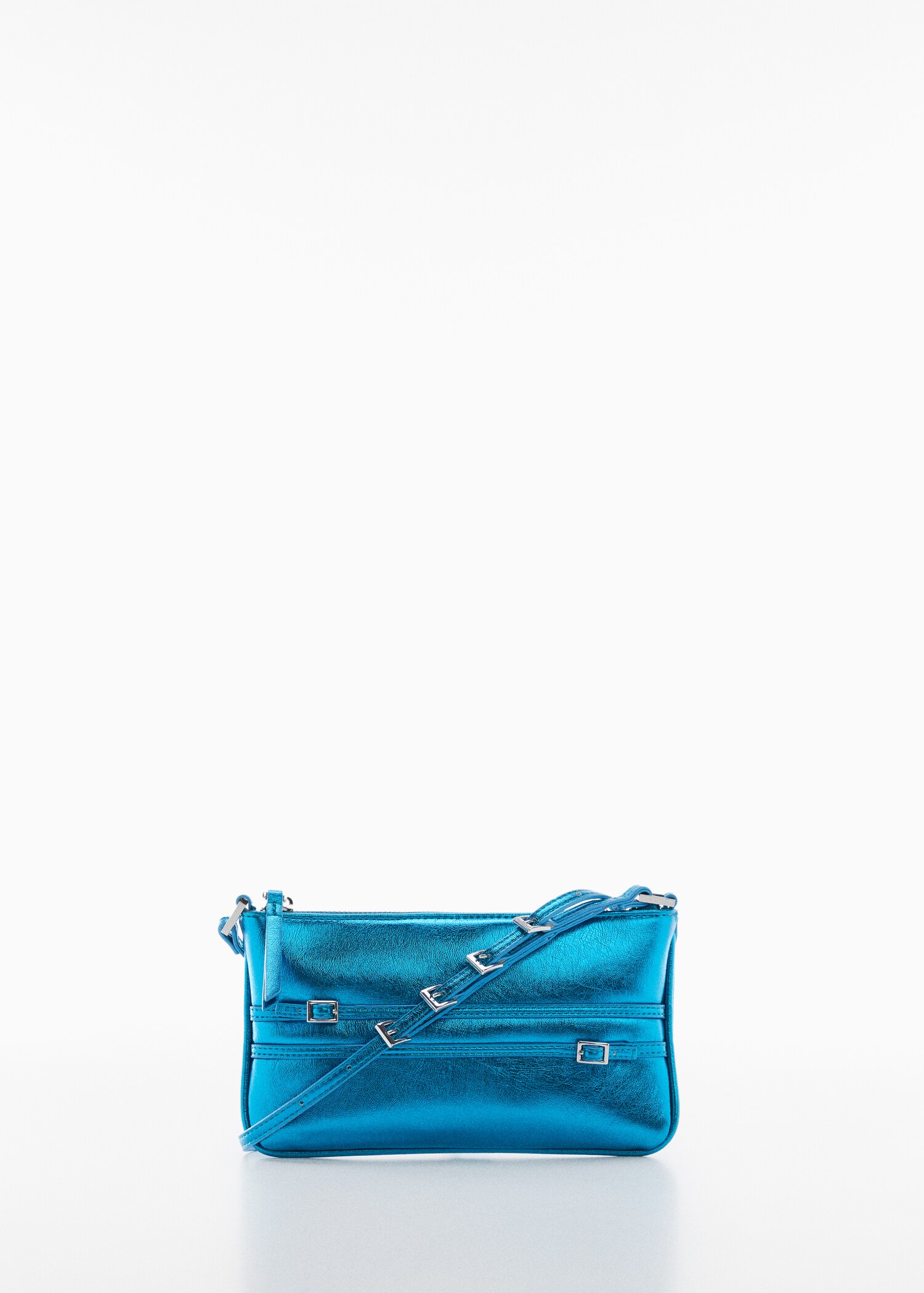 Metallic bag with buckles - General plane