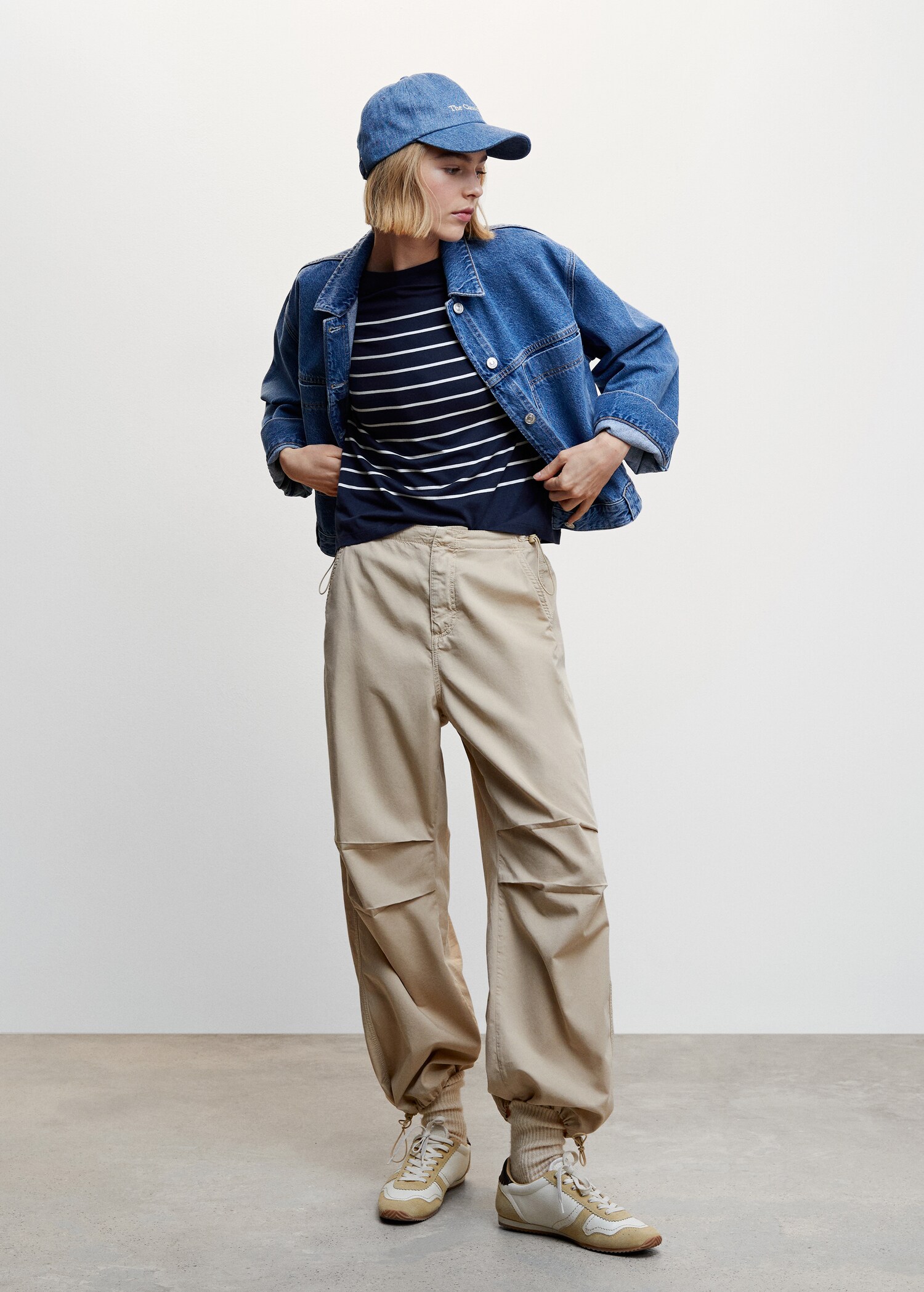 Striped cotton T-shirt - General plane