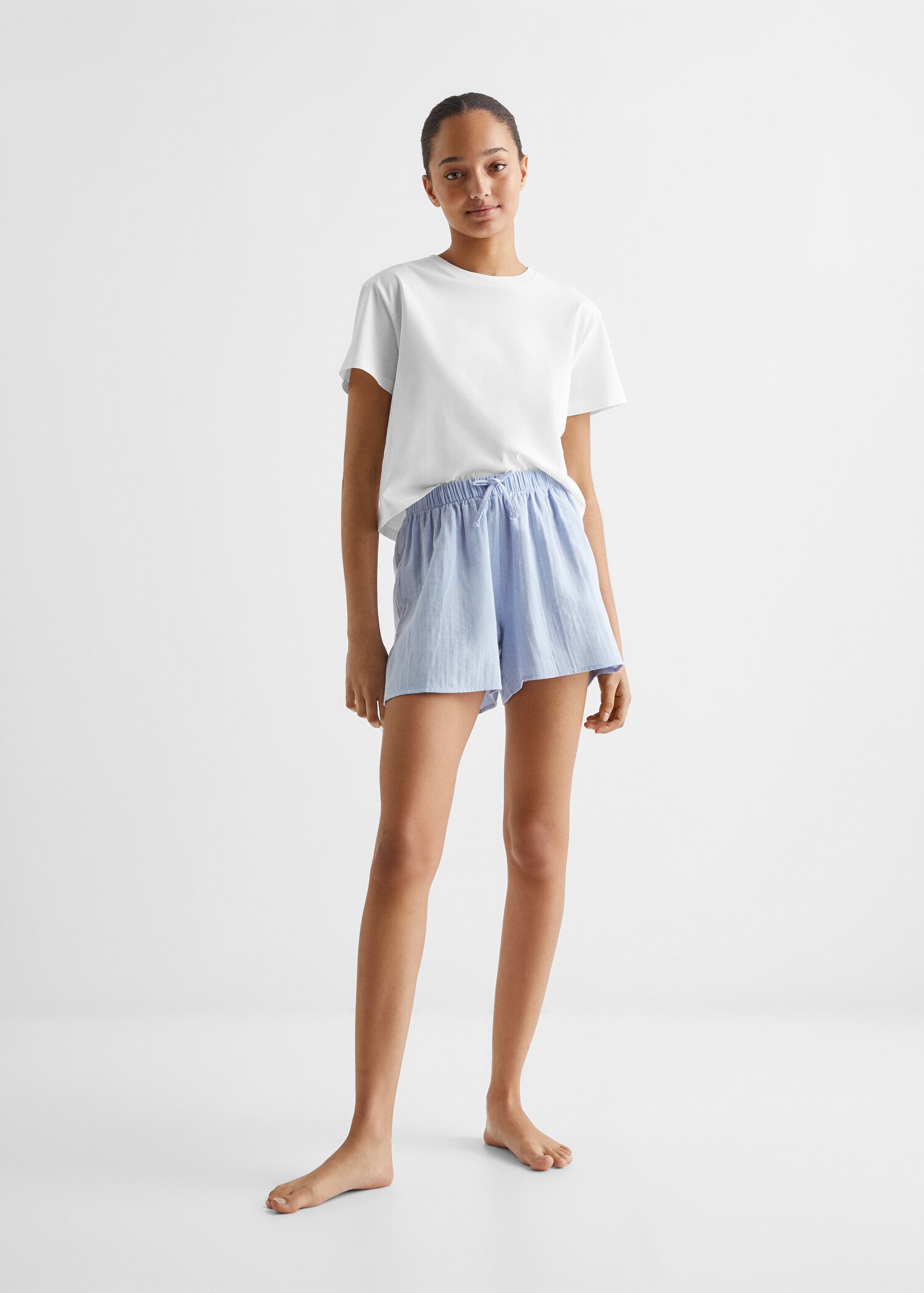 Short cotton pyjamas - General plane