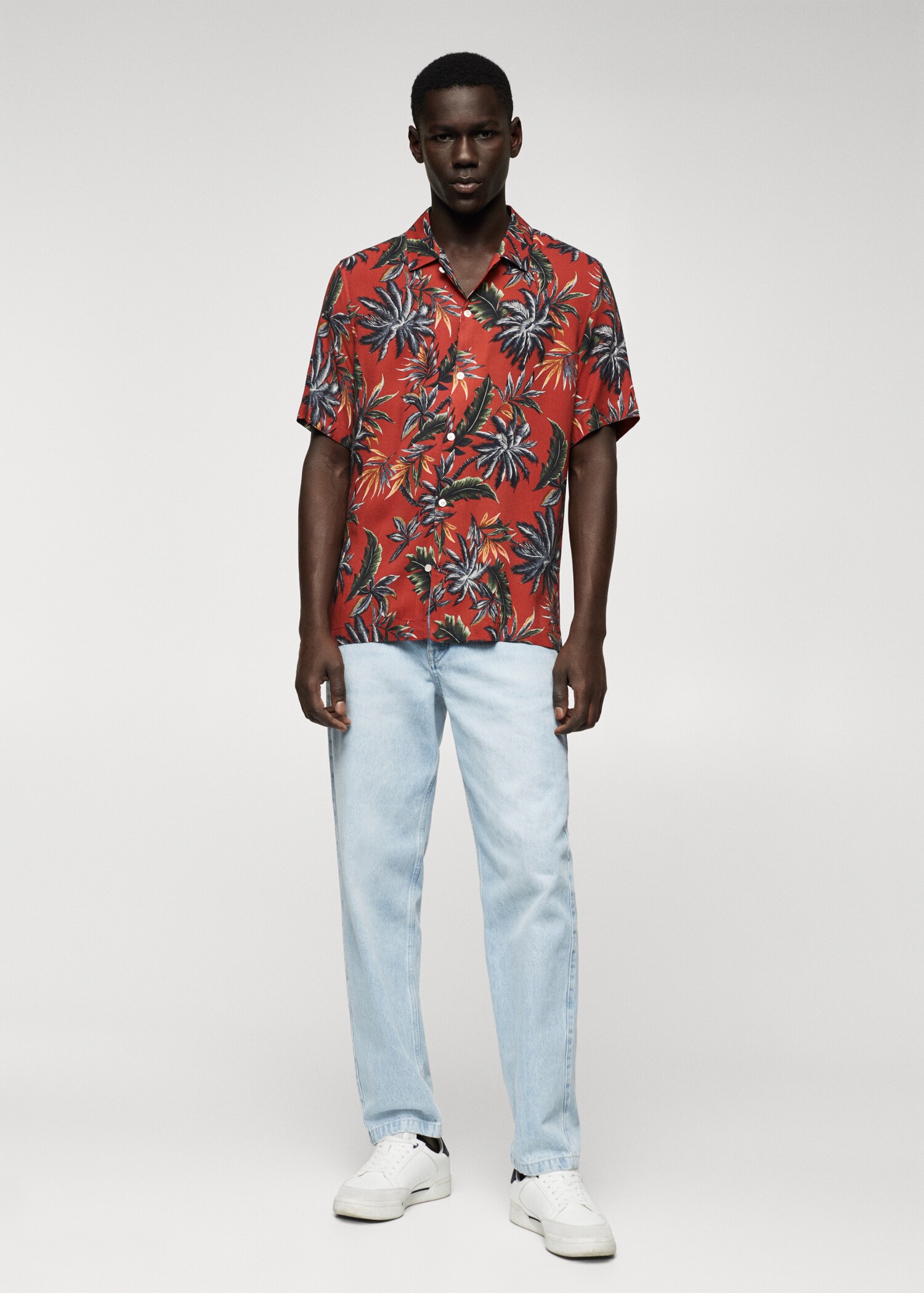Chemise fluide hawaïenne - Plan général
