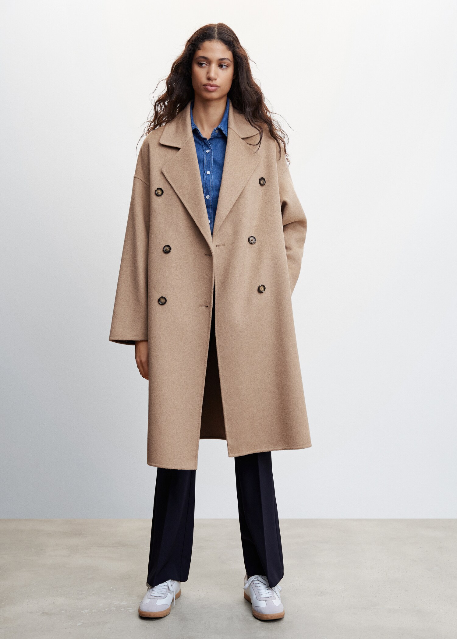 Παλτό μαλλί handmade oversize - Γενικό πλάνο