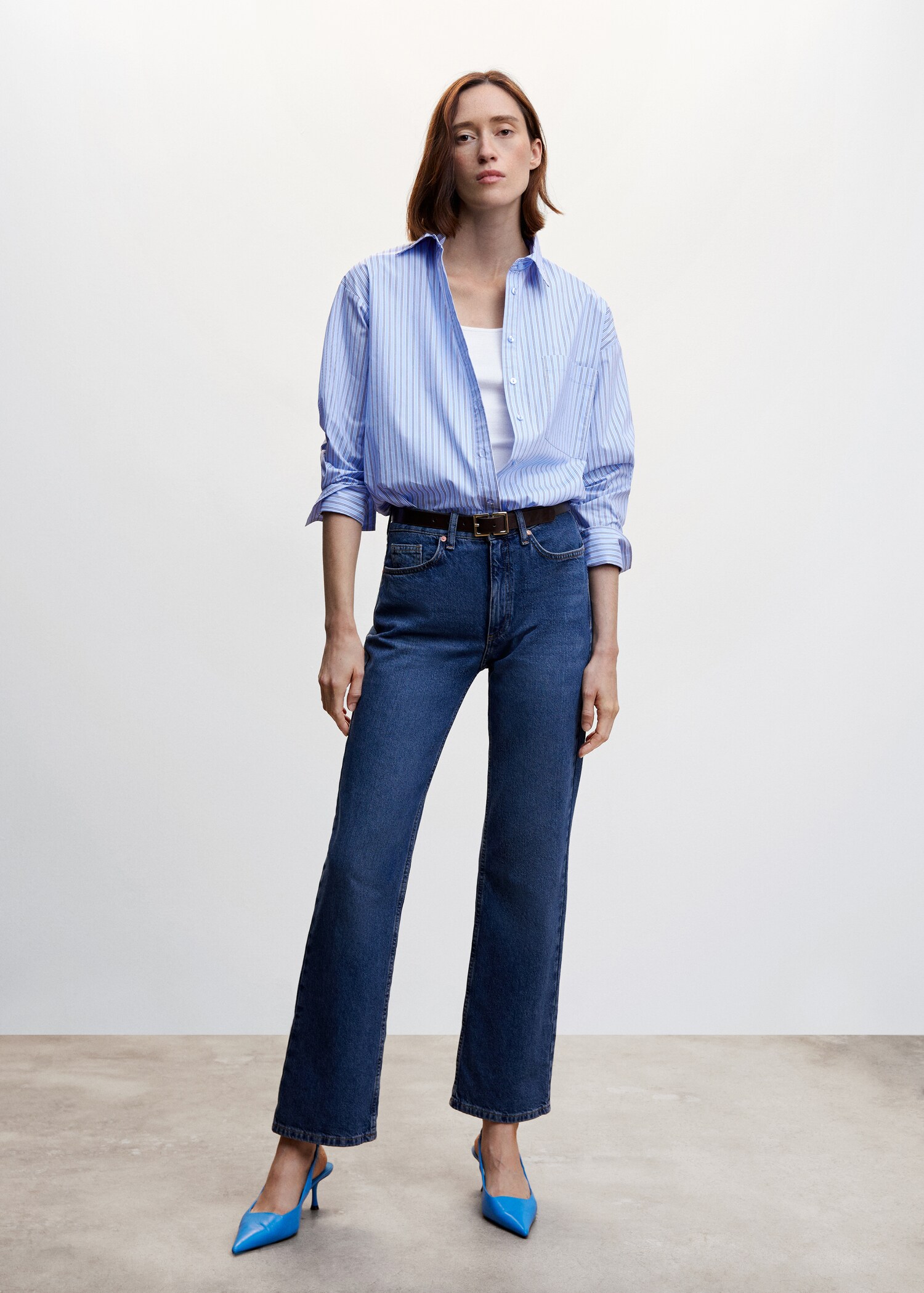 Regular-fit cotton shirt - General plane