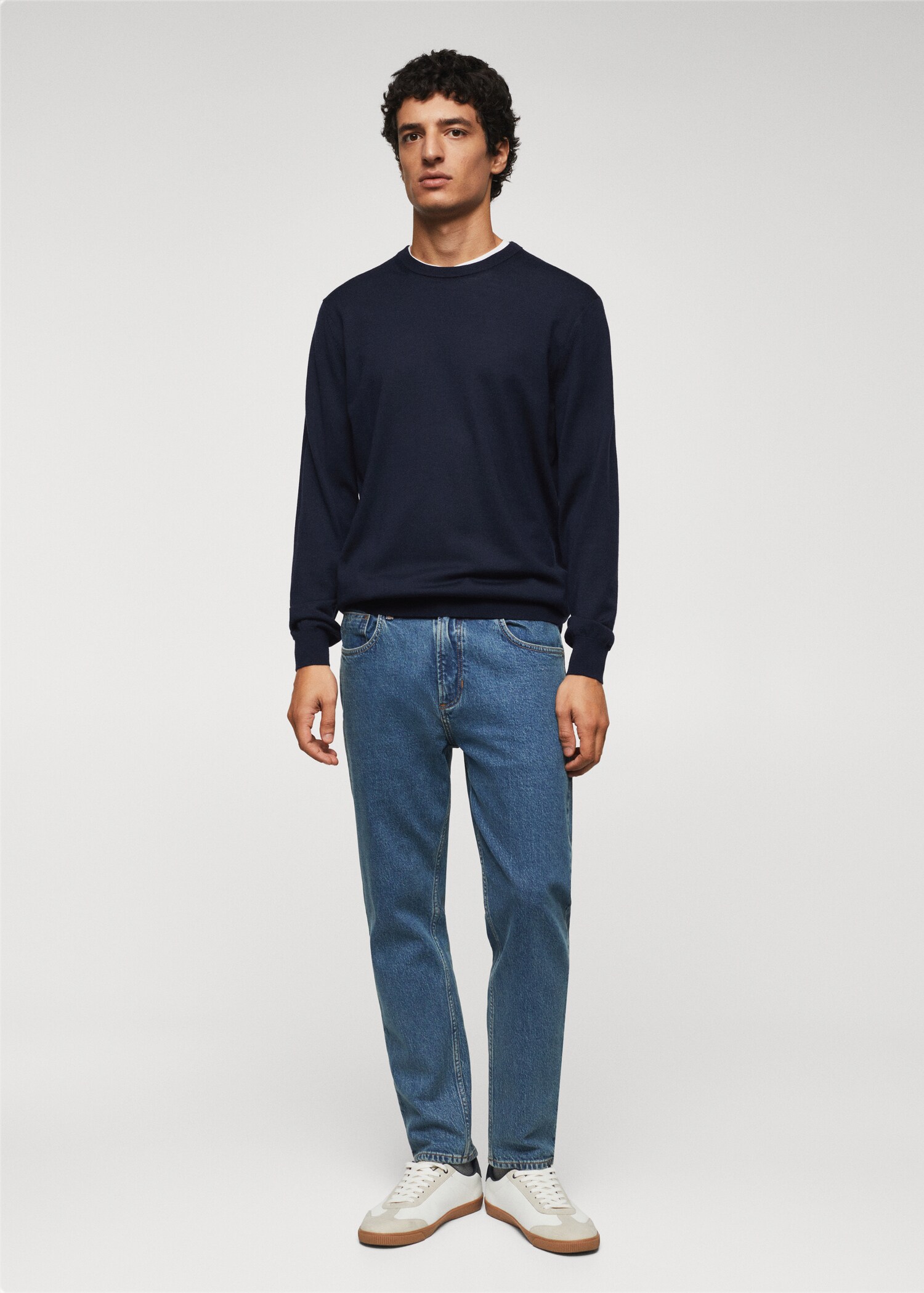 Pull laine mérinos lavable - Plan général