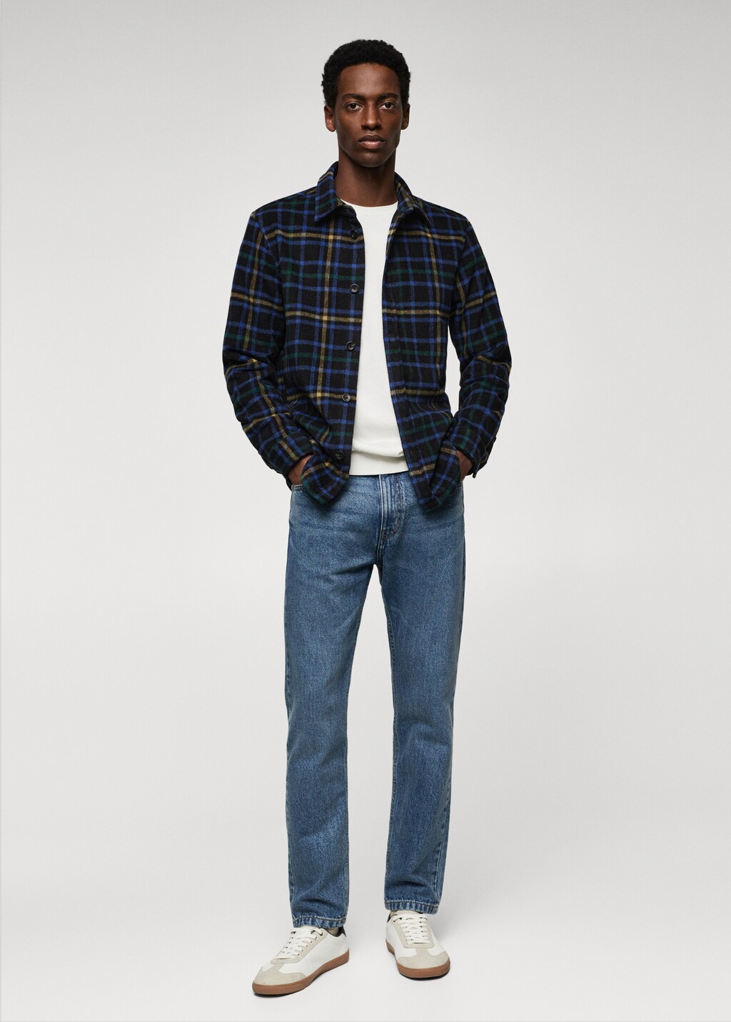 KAJA CHECK FLANNEL SHIRT JACKET SIZE L KAJA CHECK FLANNEL SHIRT