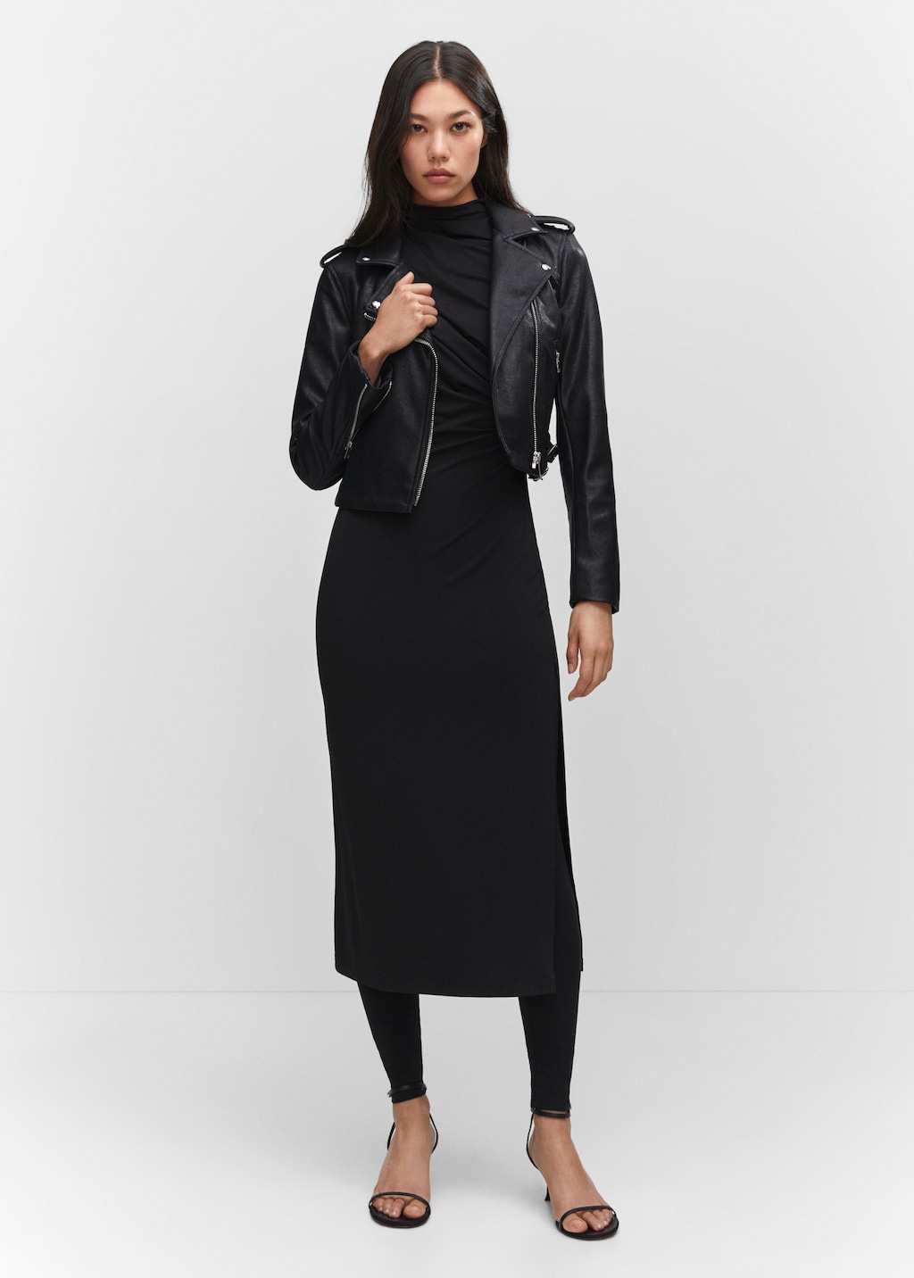 Singularity Womens Cut Leather Jacket - Authentic Seven of