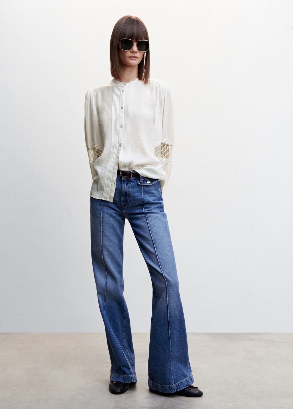 Blouse plumetis mango new arrivals