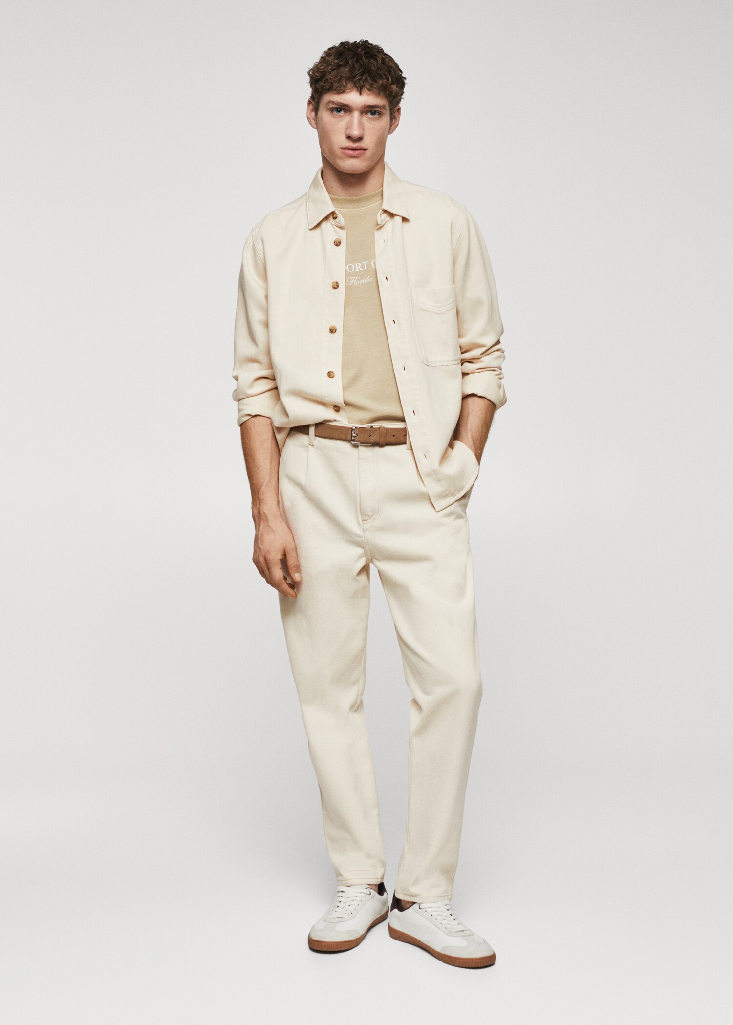 Jean slouchy pinces - Plan général