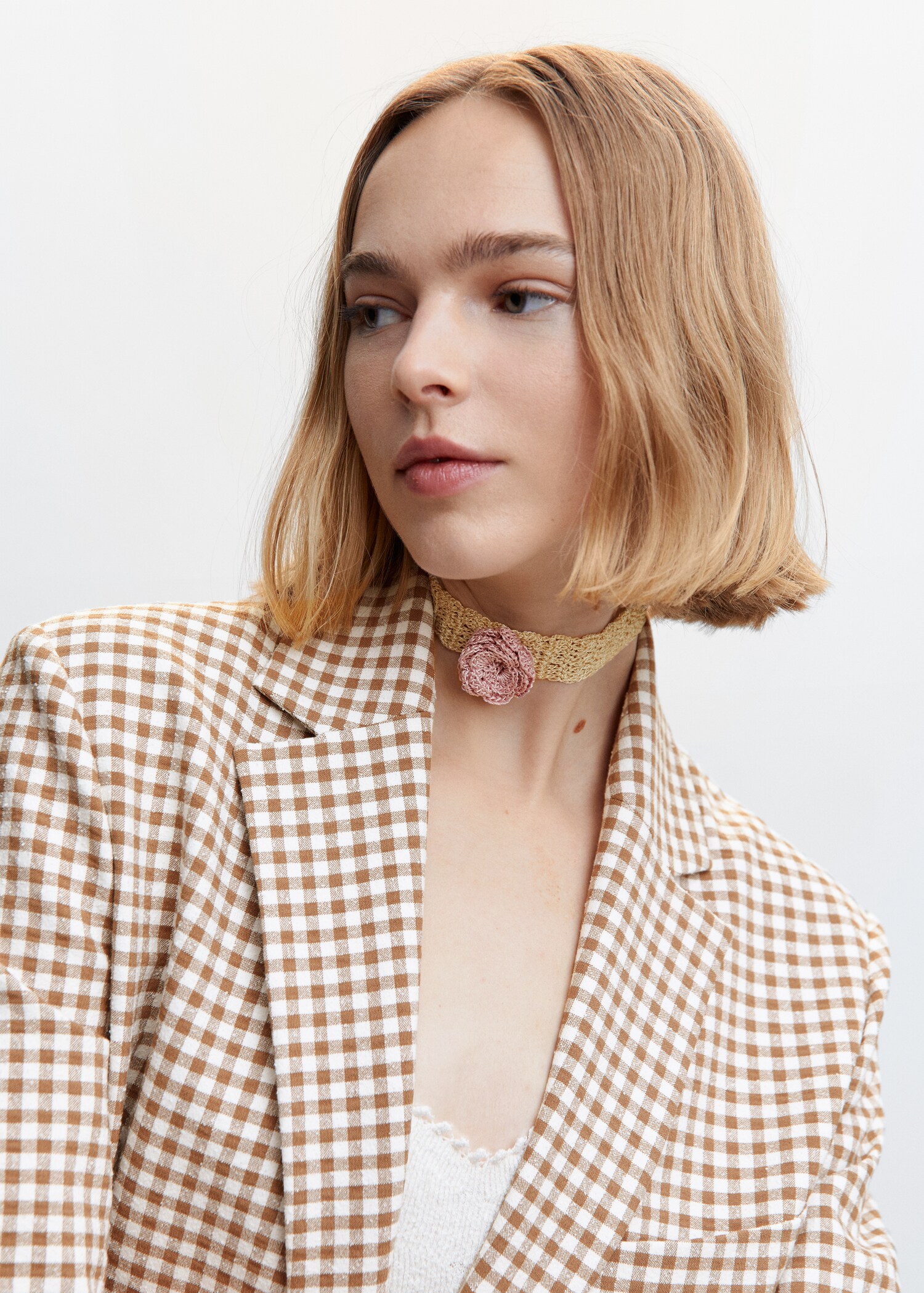 Collar flor crochet - Plano general