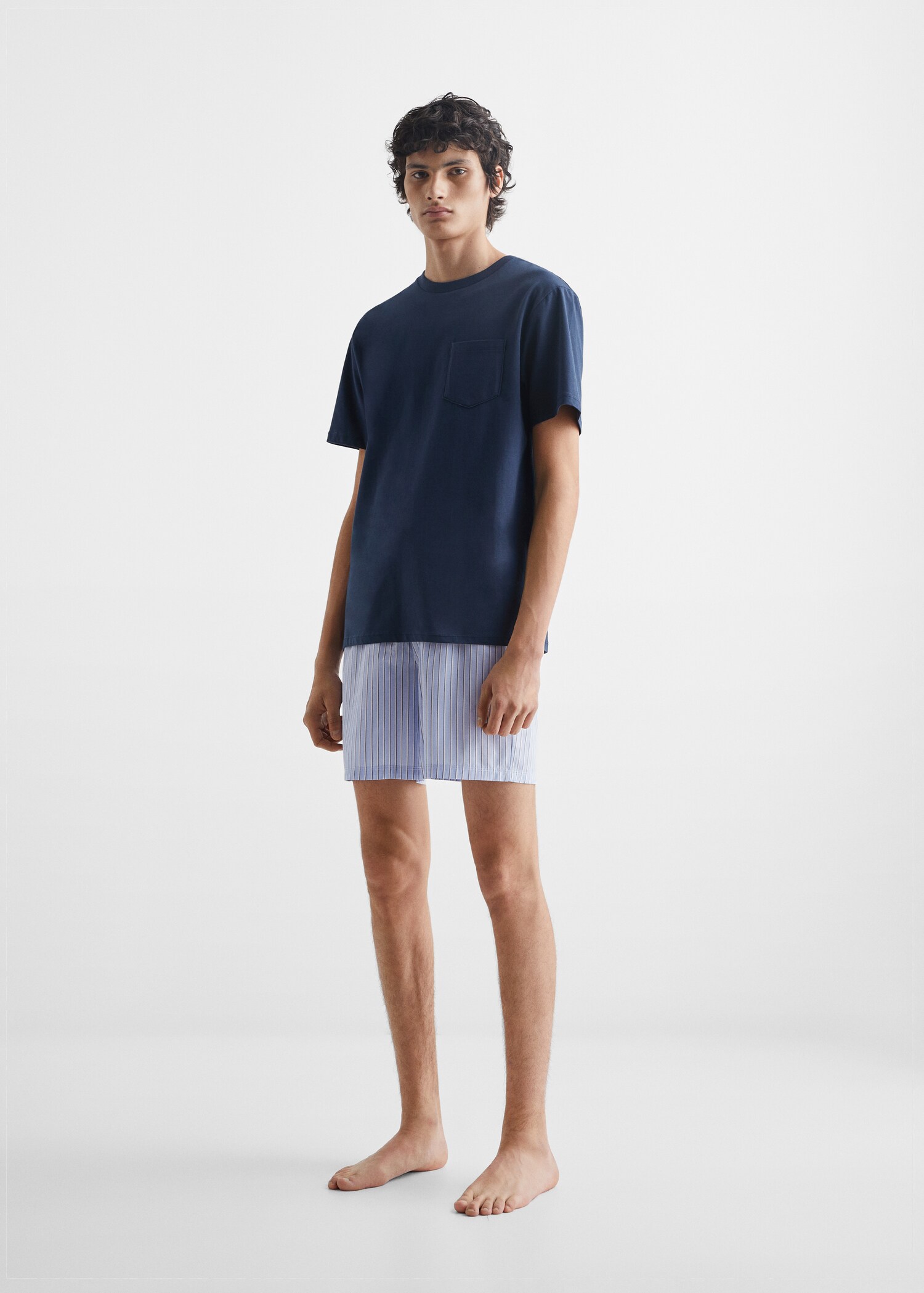 Short cotton pyjamas - General plane