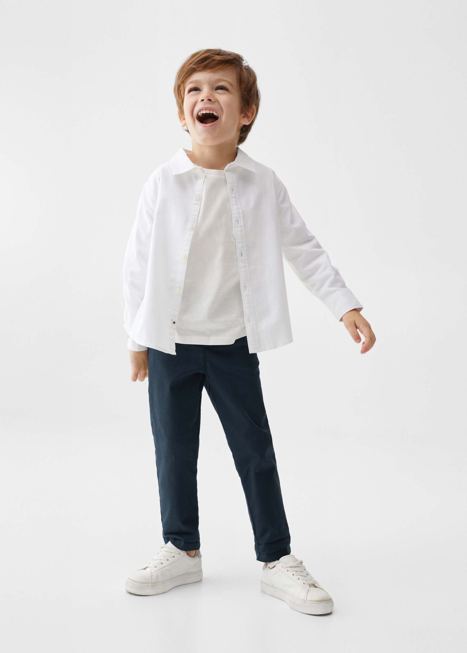Regular fit Oxford cotton shirt - General plane