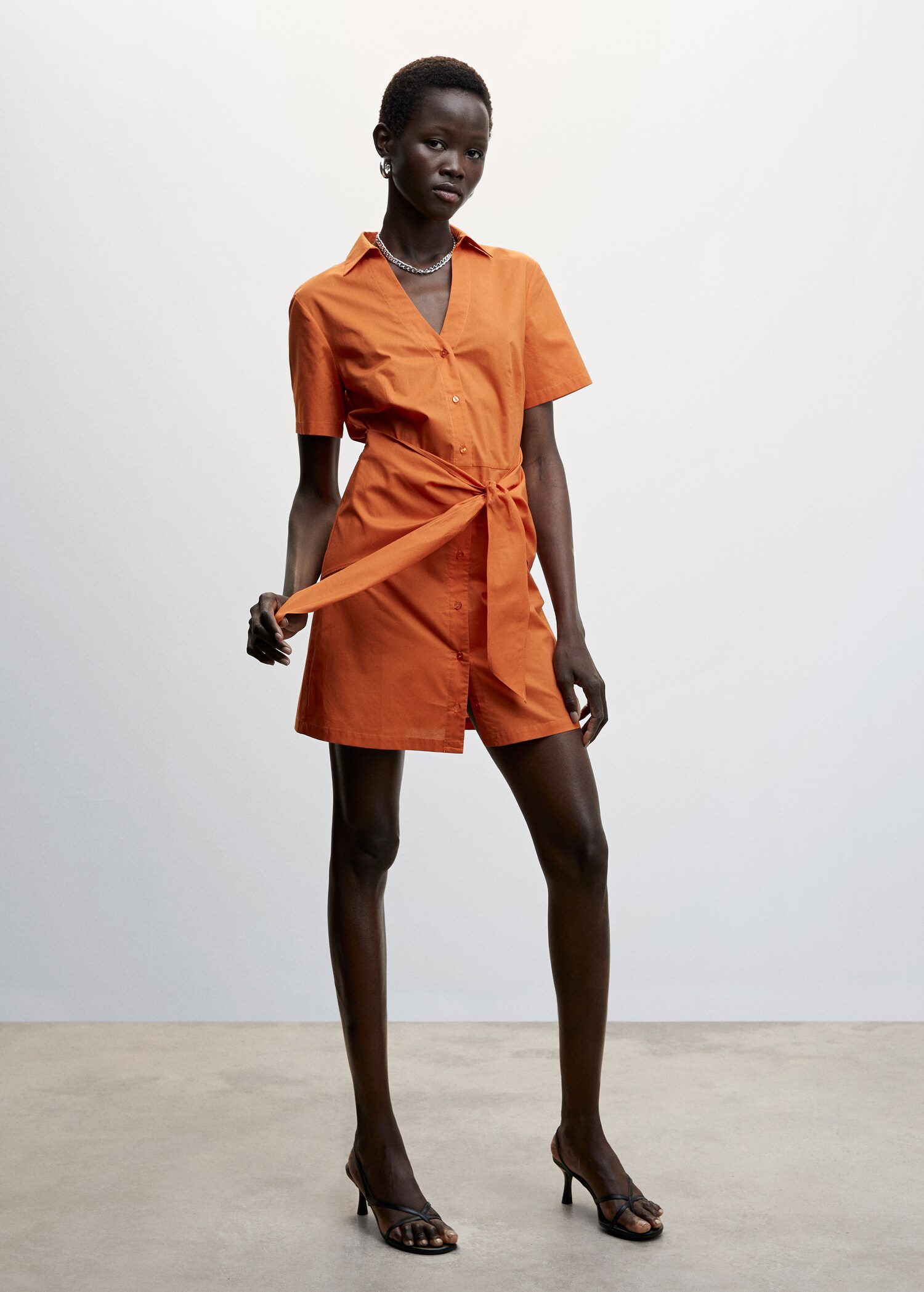 Bow shirt dress - General plane
