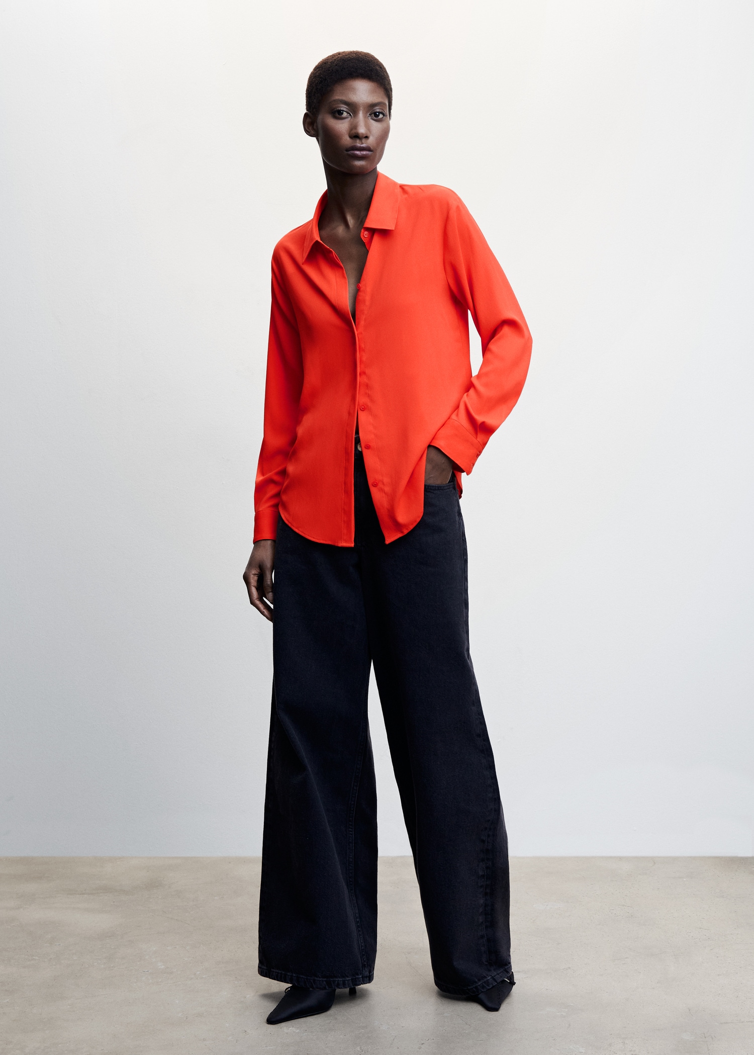 Red Shirt Black Pants Girl Black Pant Red Shirt Formal Dress Long