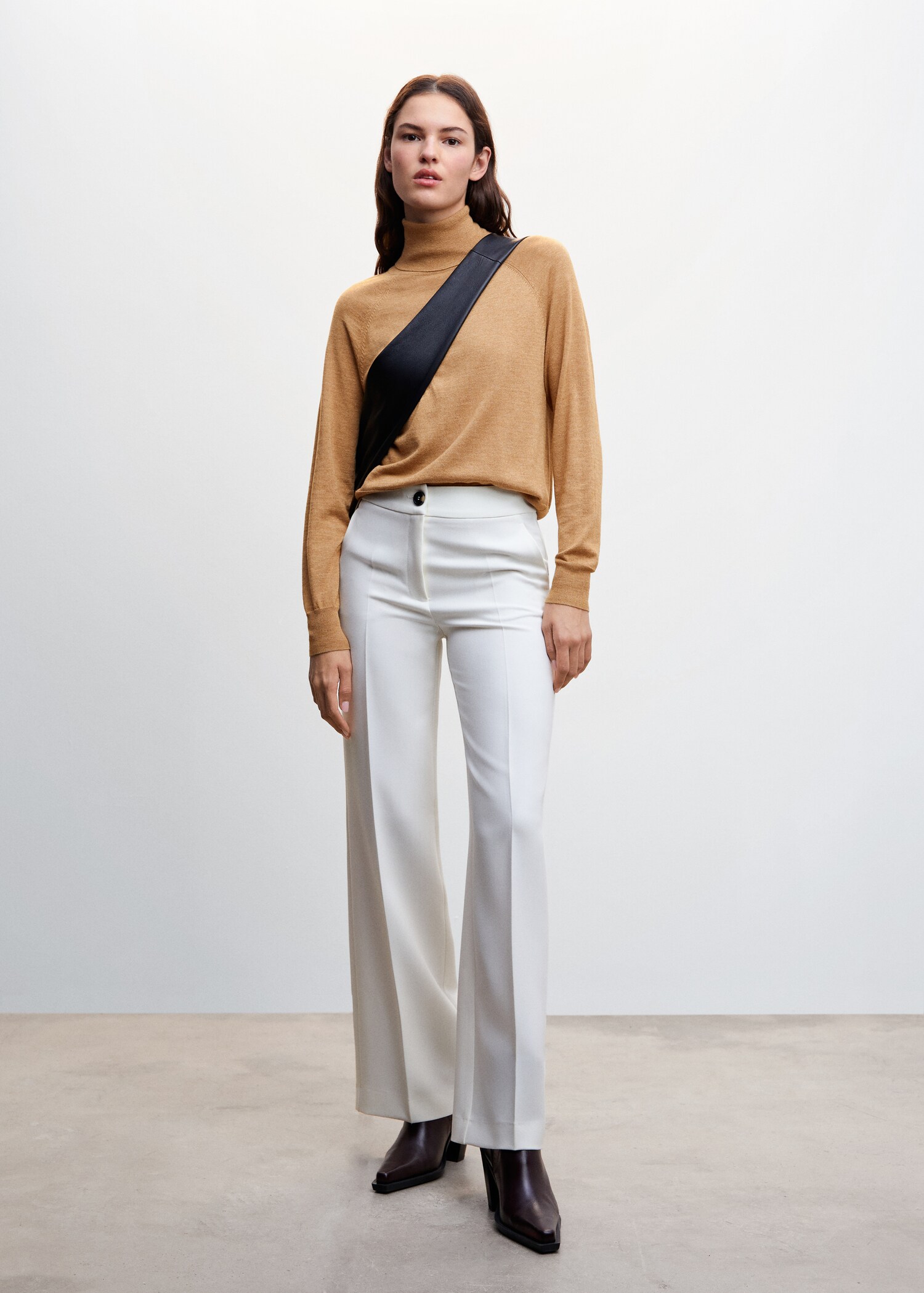 Fine-knit turtleneck sweater - General plane