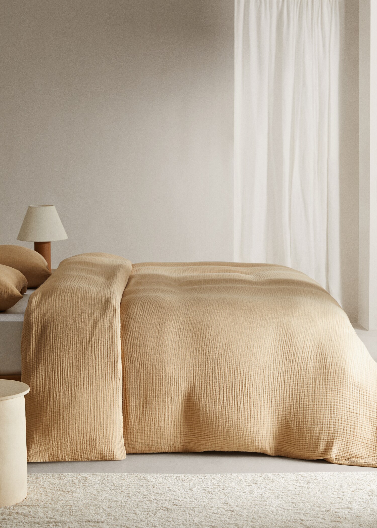 Housse de couette gaze coton lit 135/140 cm - Plan général