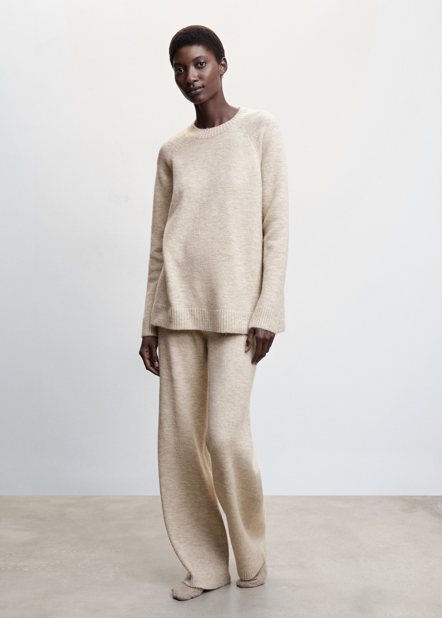 Pull-over maille oversize - Plan général