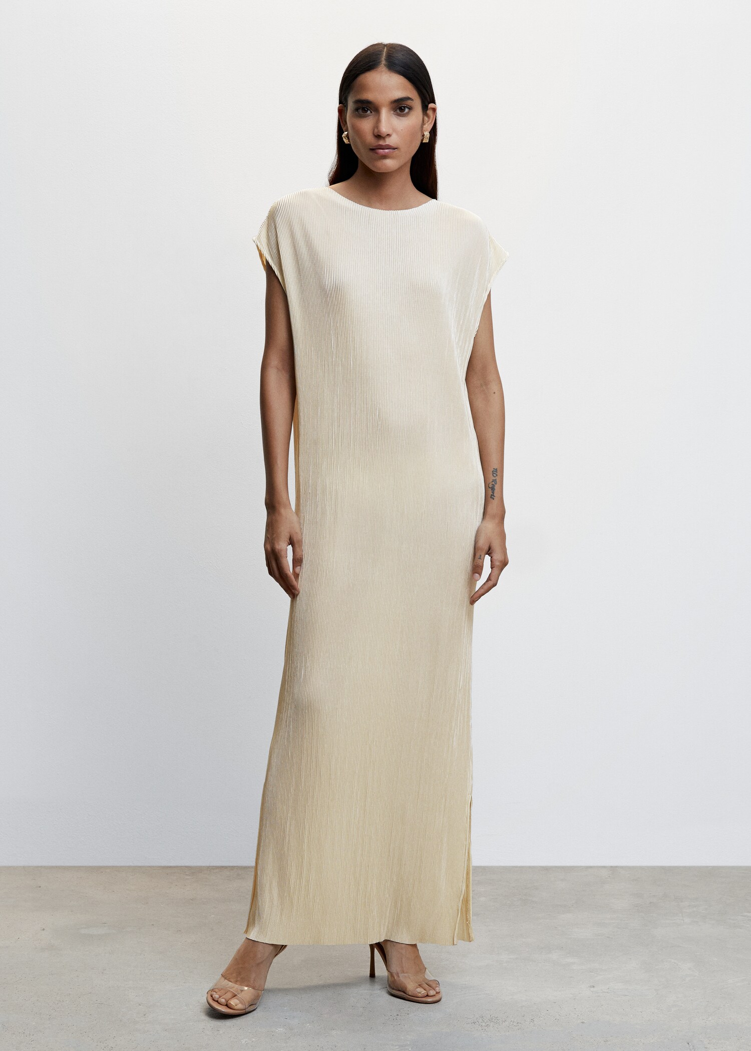Robe longue plissée - Plan général