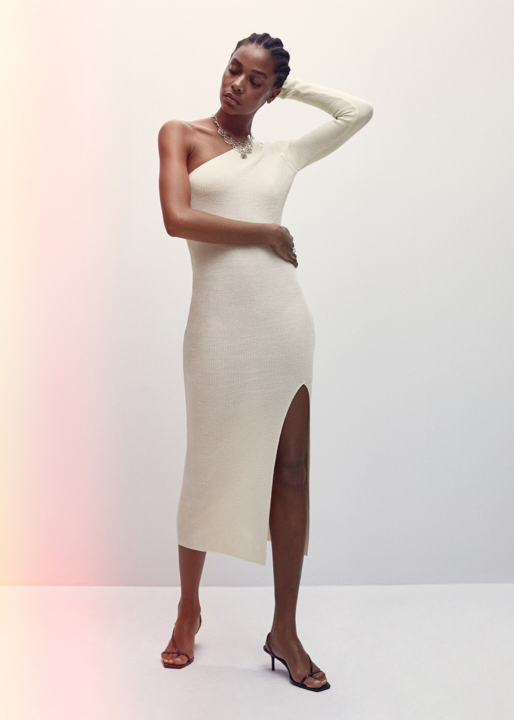 Sandales à lanières et talon - Femme | MANGO France métropolitaine