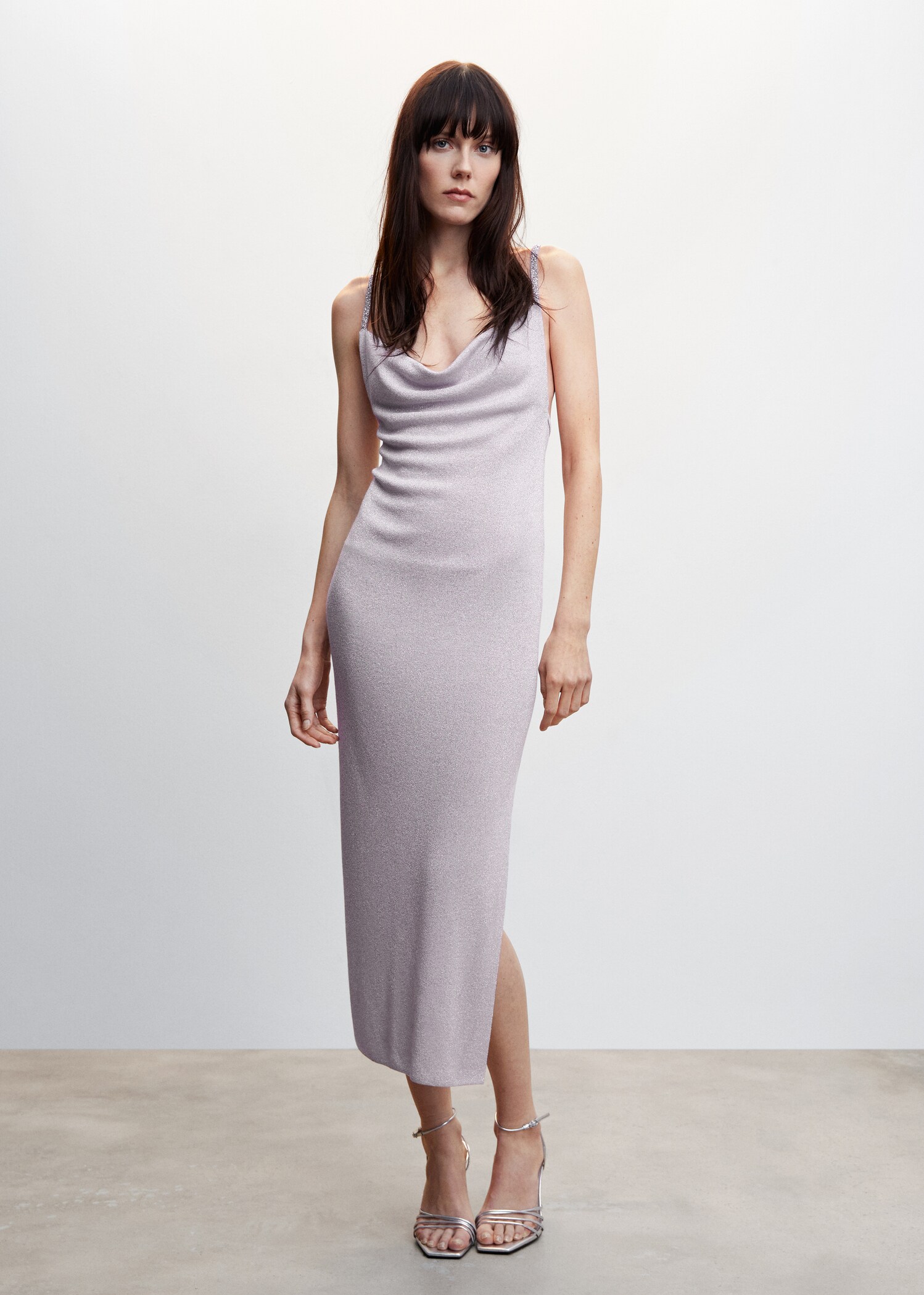 Vestido lurex strass - Plano general