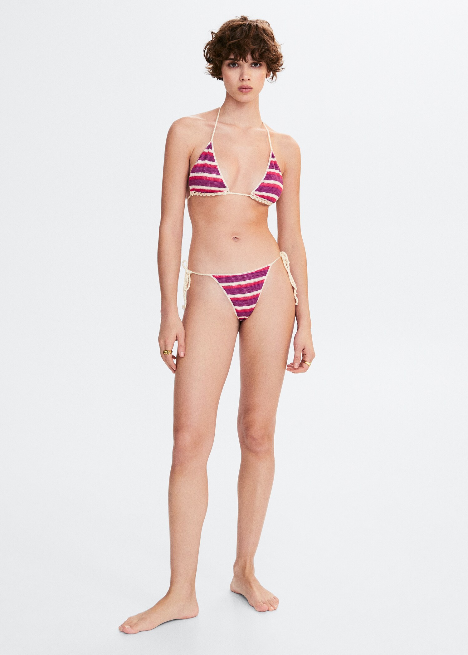 Classic crochet bikini bottoms - General plane