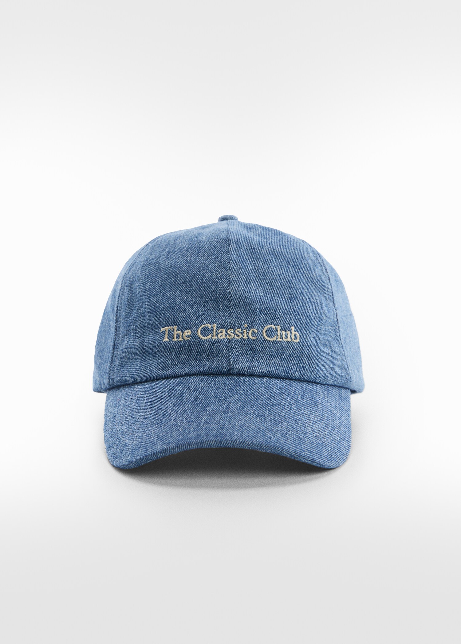 Denim cap with message - General plane