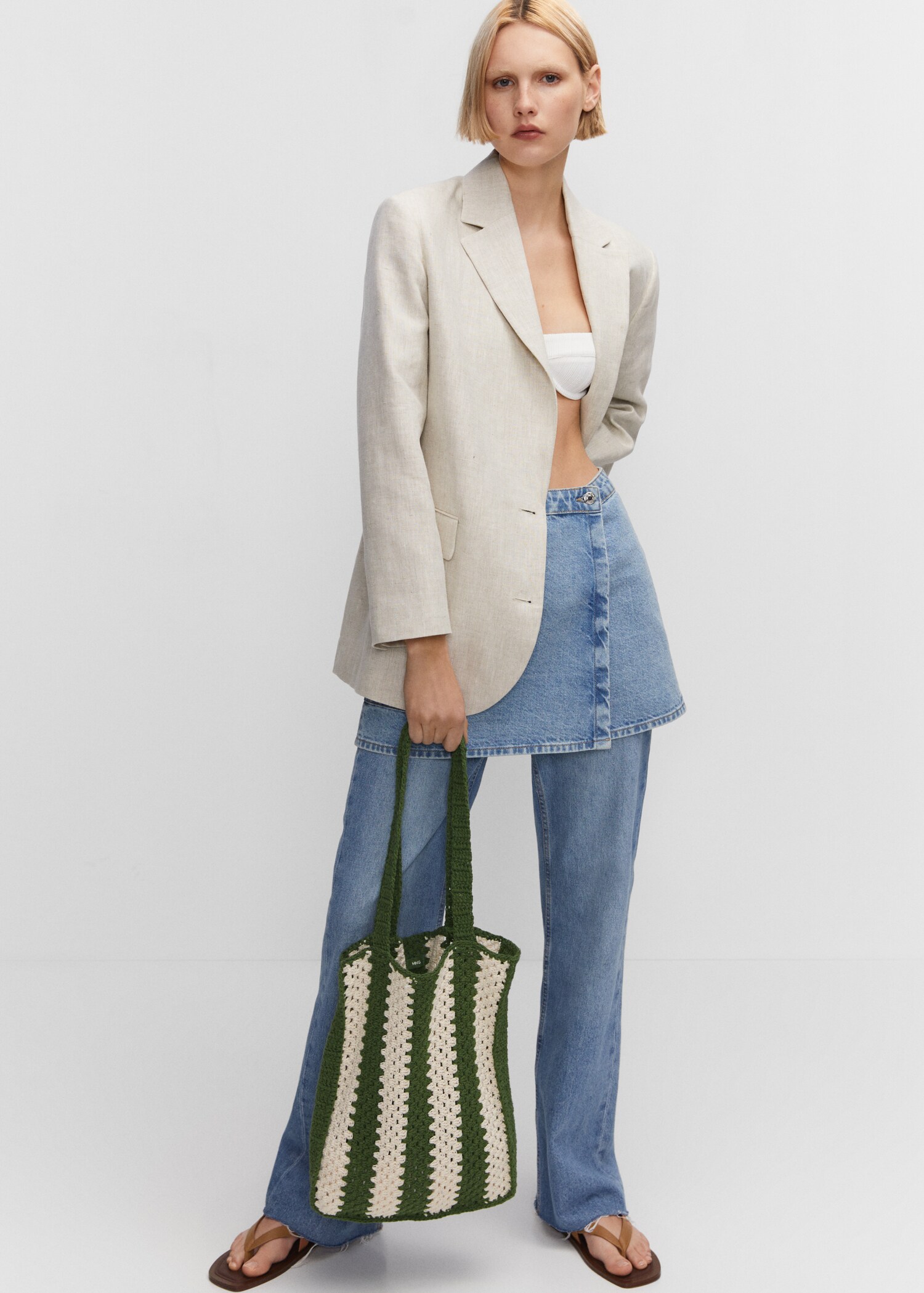 Bucket crochet bag - General plane
