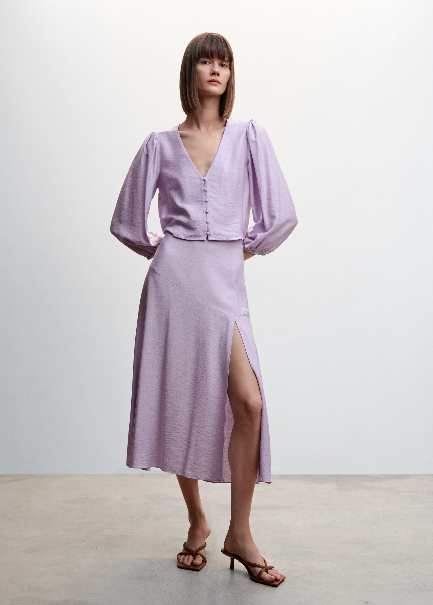 Vent midi skirt - General plane