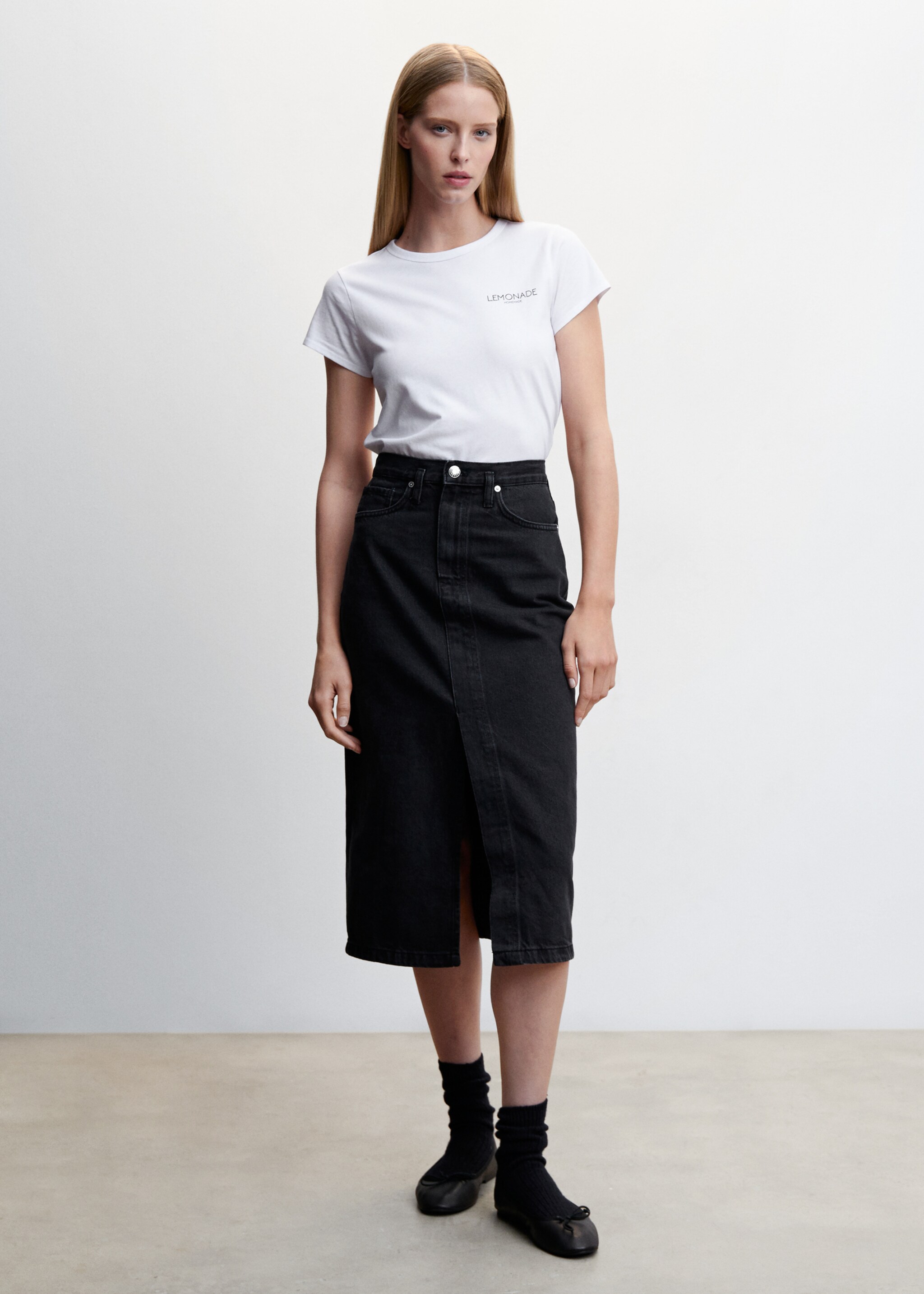 Short-sleeved printed t-shirt - General plane, White. Ref: 47075871-00.