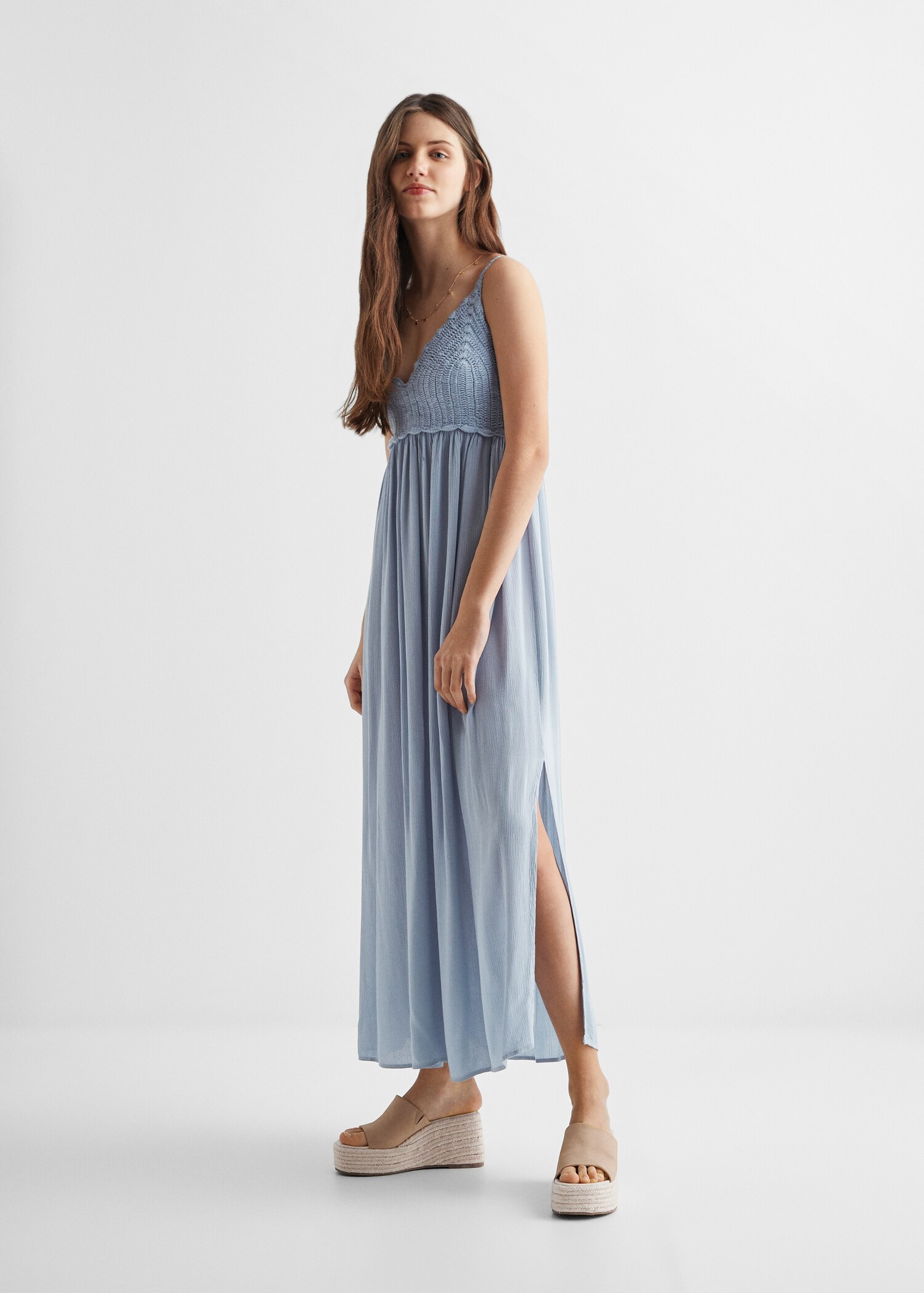 Crochet top gown - General plane